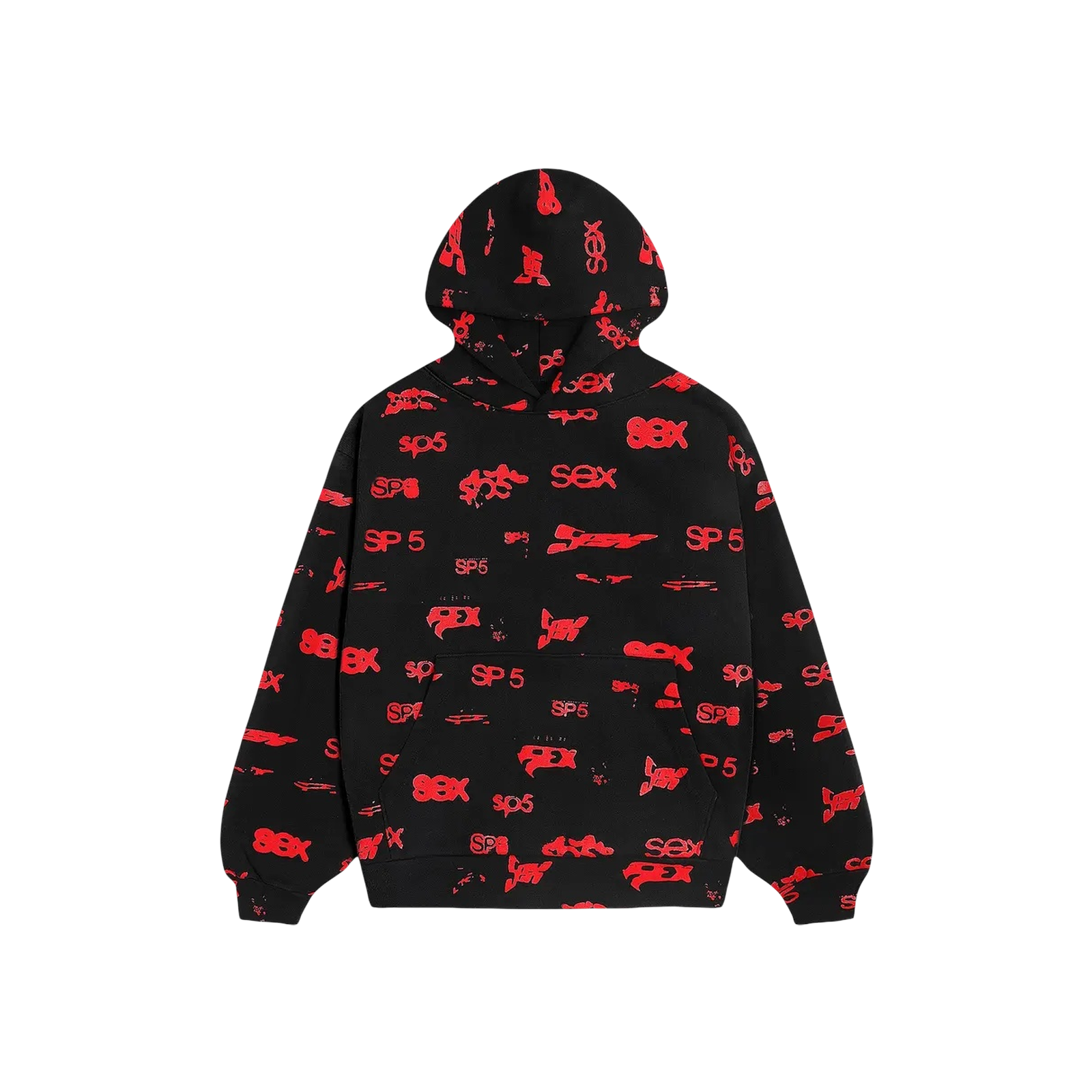 SEX AOP HOODIE « BLACK »