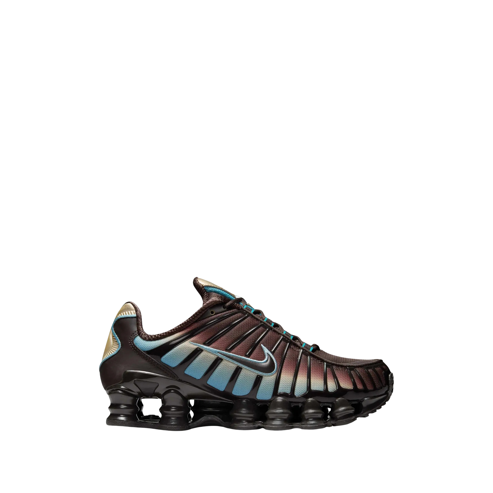 SHOX TL « VELVET BROWN DENIM TURQUOISE »