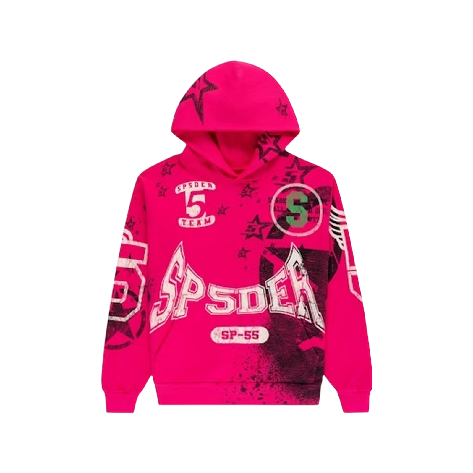 STENCIL HOODIE « PINK »
