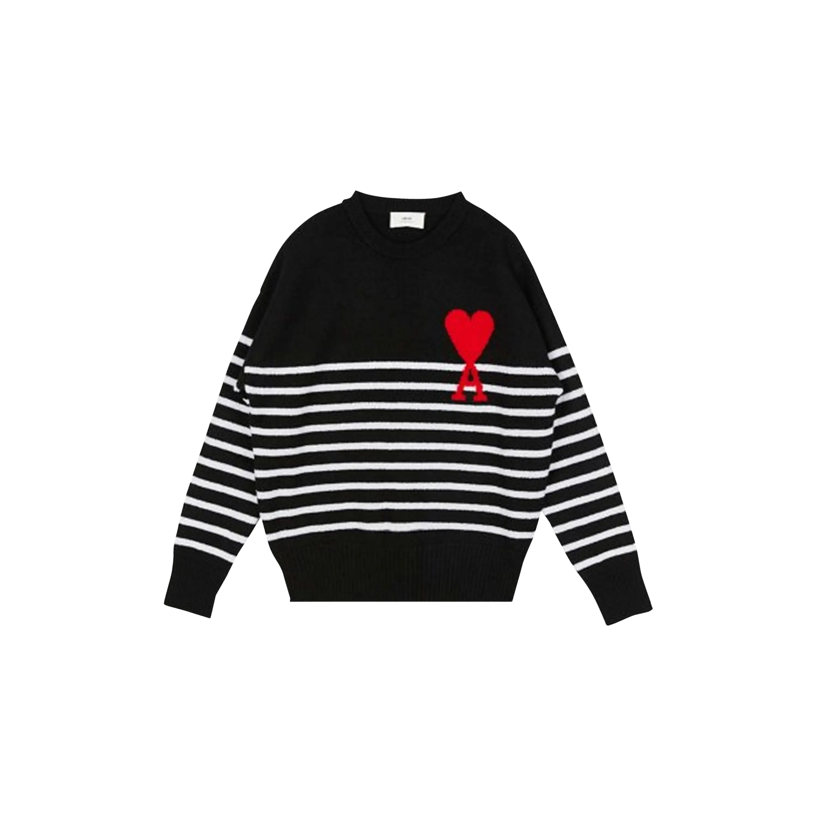 STRIPE BIG LOGO SWEATER « BLACK »