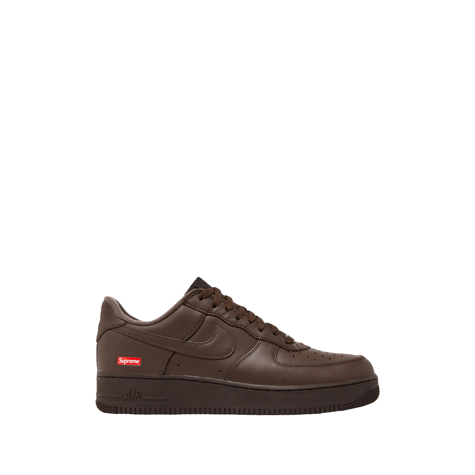 SUPREME X AIR FORCE 1 LOW « BOX LOGO BAROQUE BROWN »