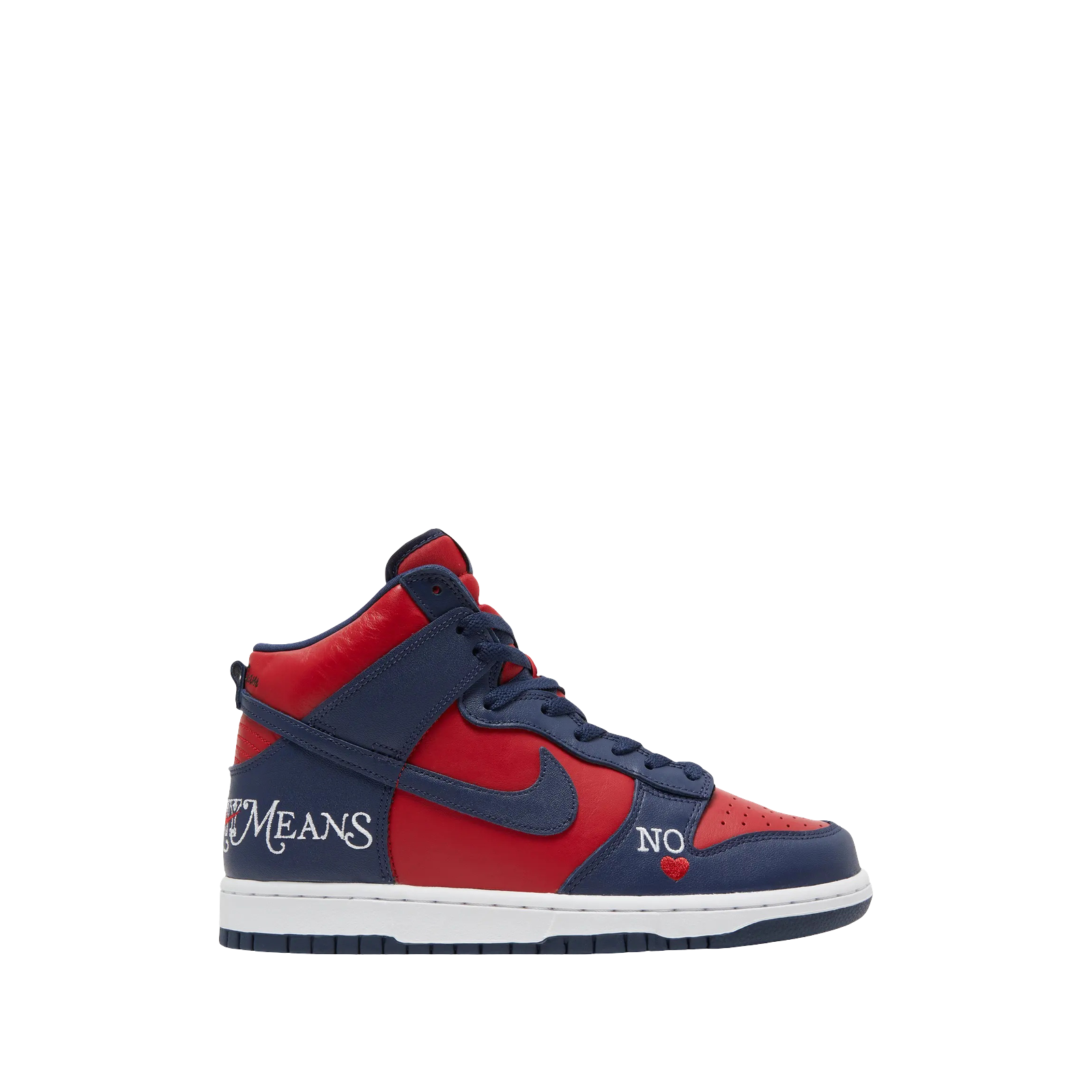 SUPREME X DUNK HIGH SB « BY ANY MEANS – RED NAVY »