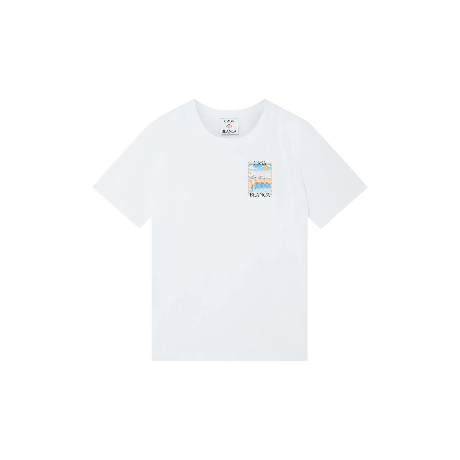 SURREAL POOL PRINTED T-SHIRT « WHITE »