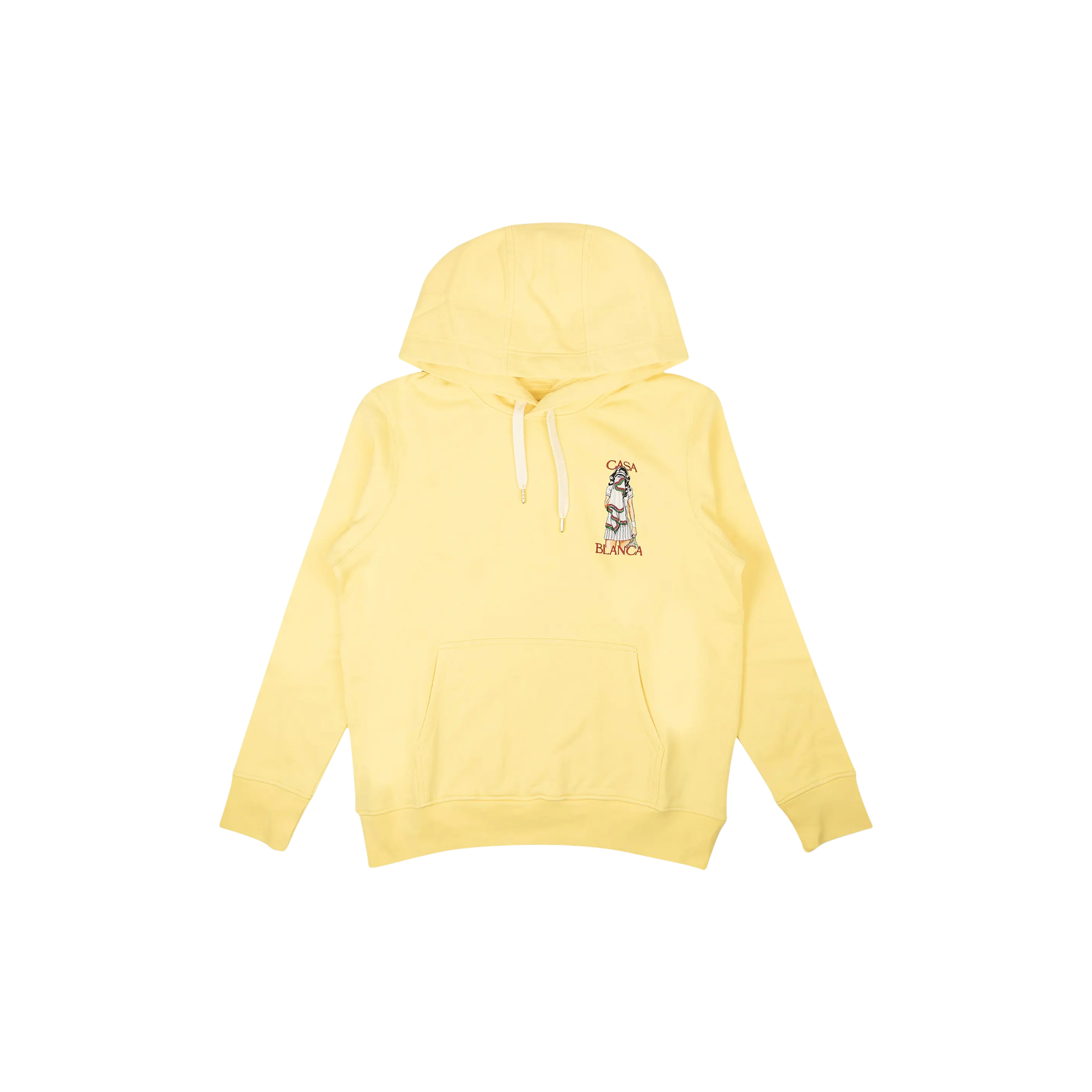 TENNIS GIRL HOODED SWEATSHIRT « YELLOW »