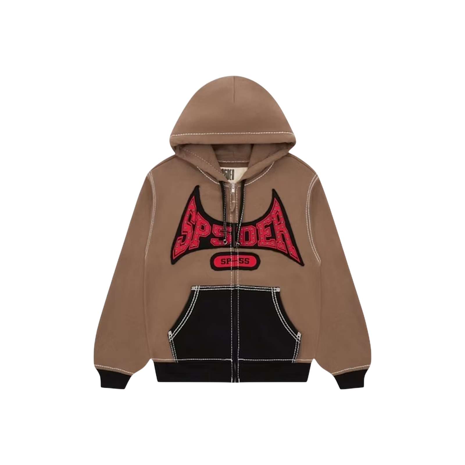 T&F ZIP HOODIE « BROWN »