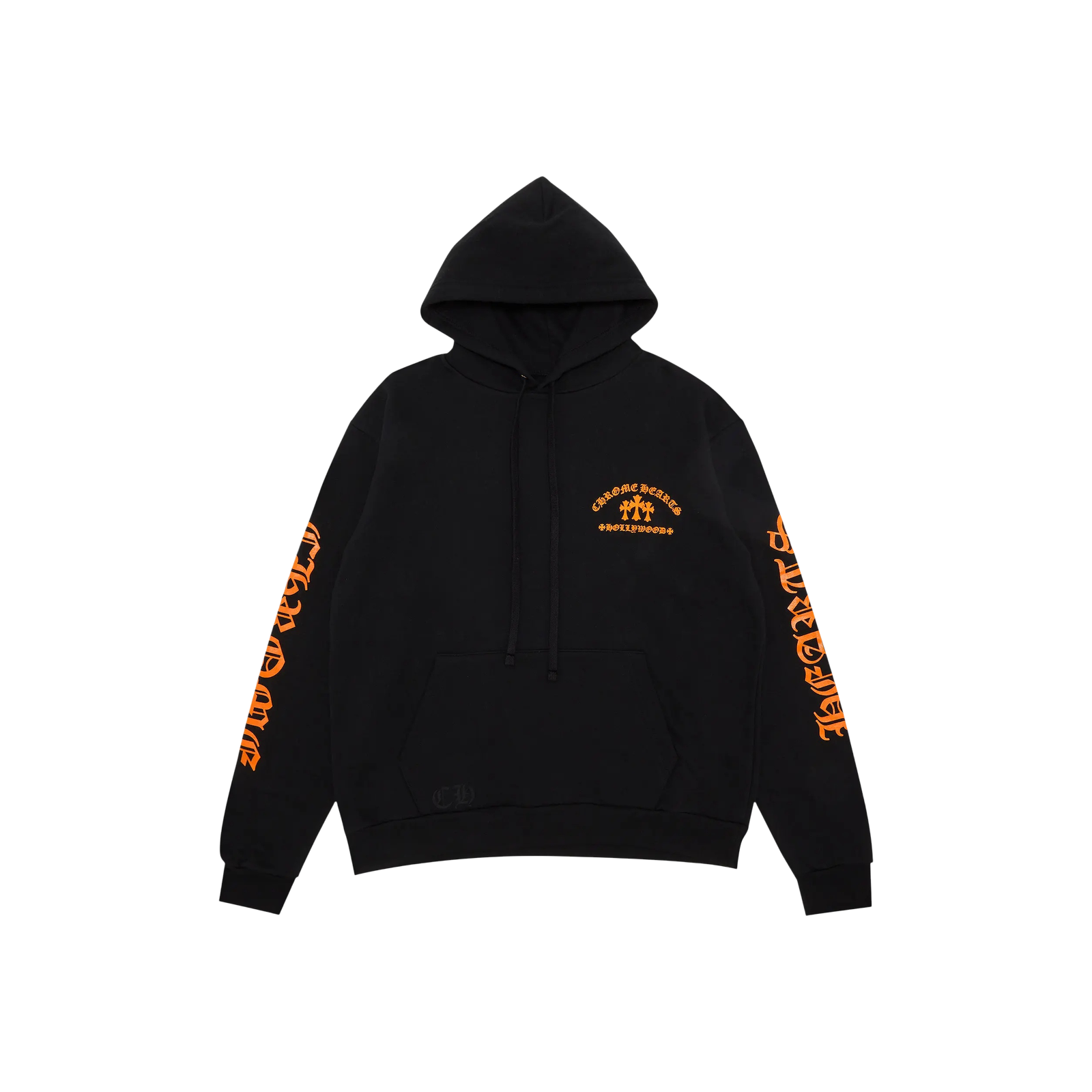 TRIPLE CROSS HOODIE « BLACK/ORANGE »