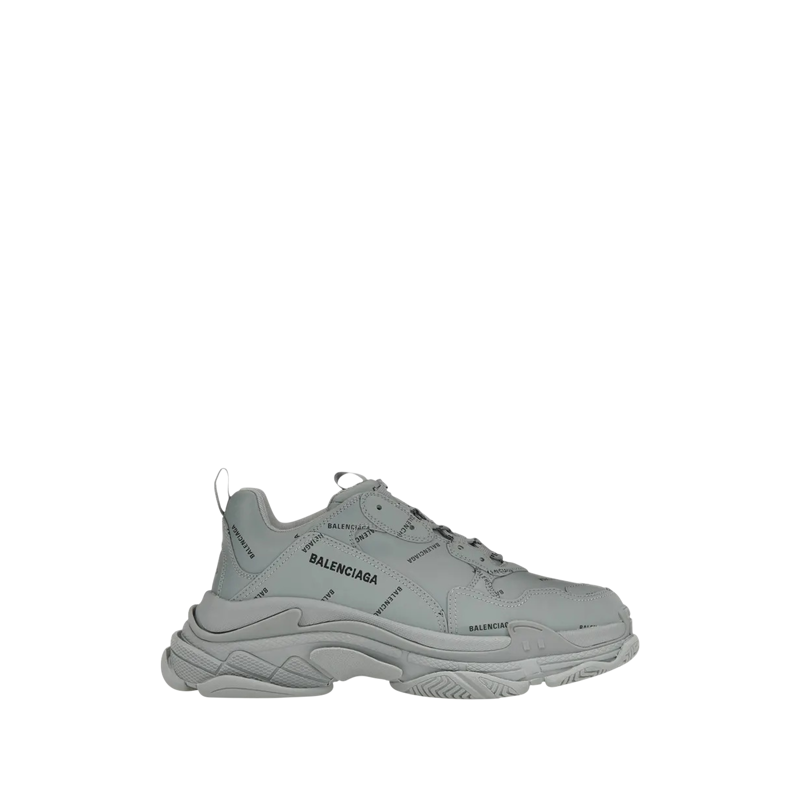 TRIPLE S « ALLOVER LOGO GREY »