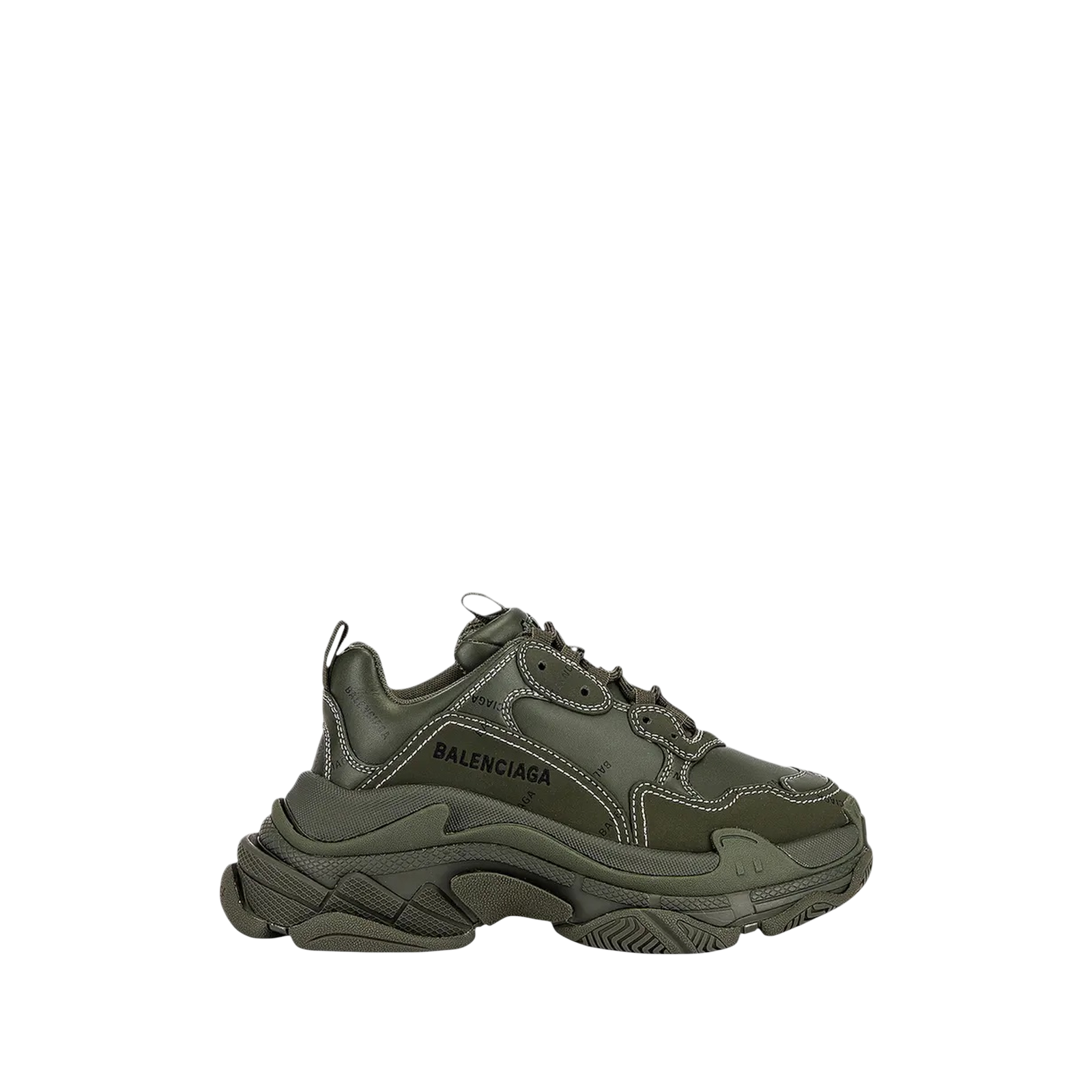 TRIPLE S « ALLOVER LOGO KHAKI »