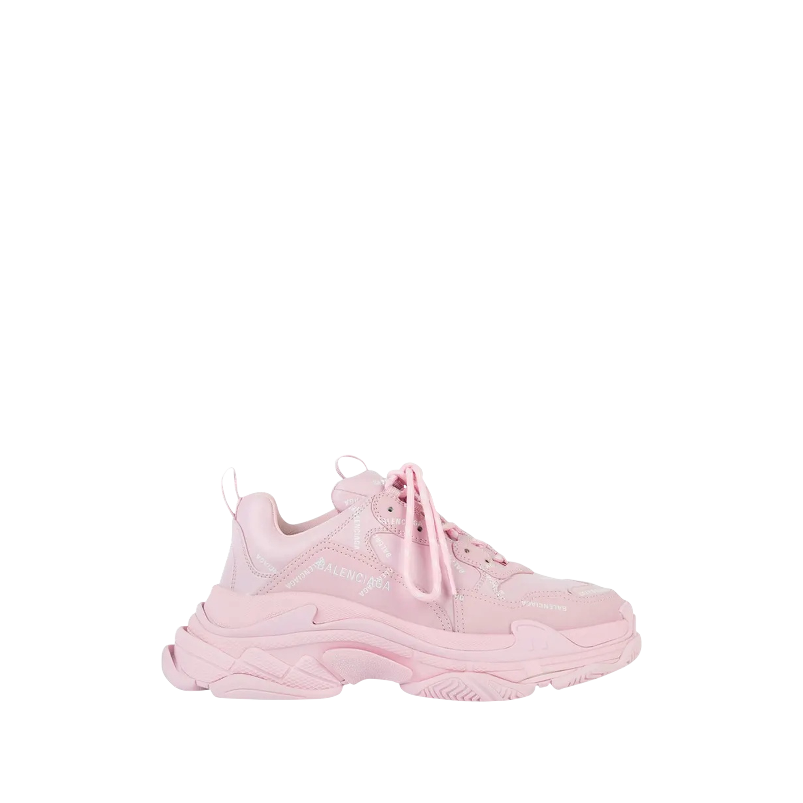 TRIPLE S « ALLOVER LOGO LIGHT PINK »