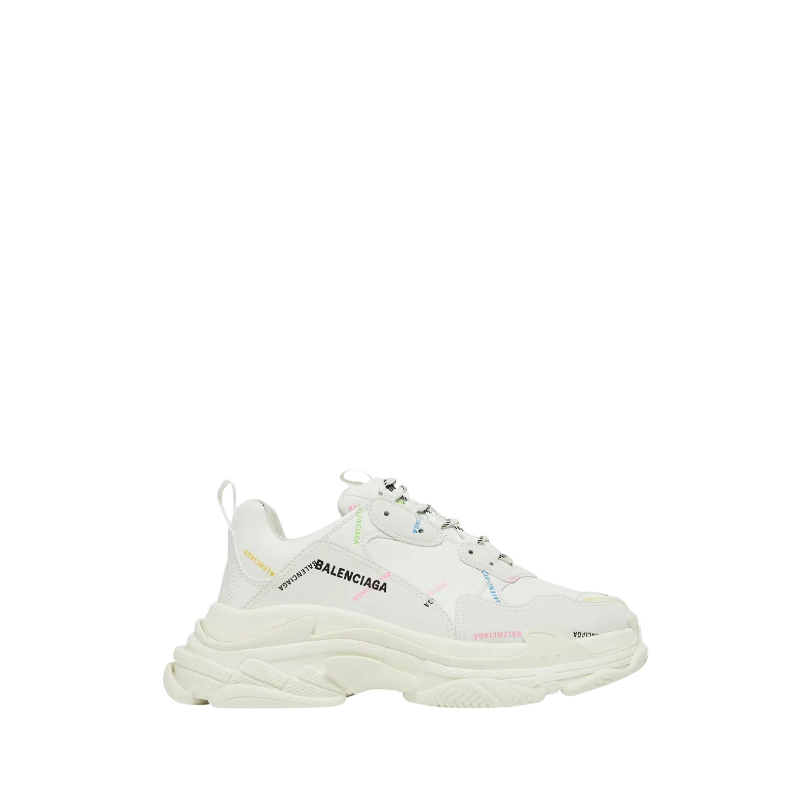 TRIPLE S « ALLOVER LOGO WHITE MULTI »