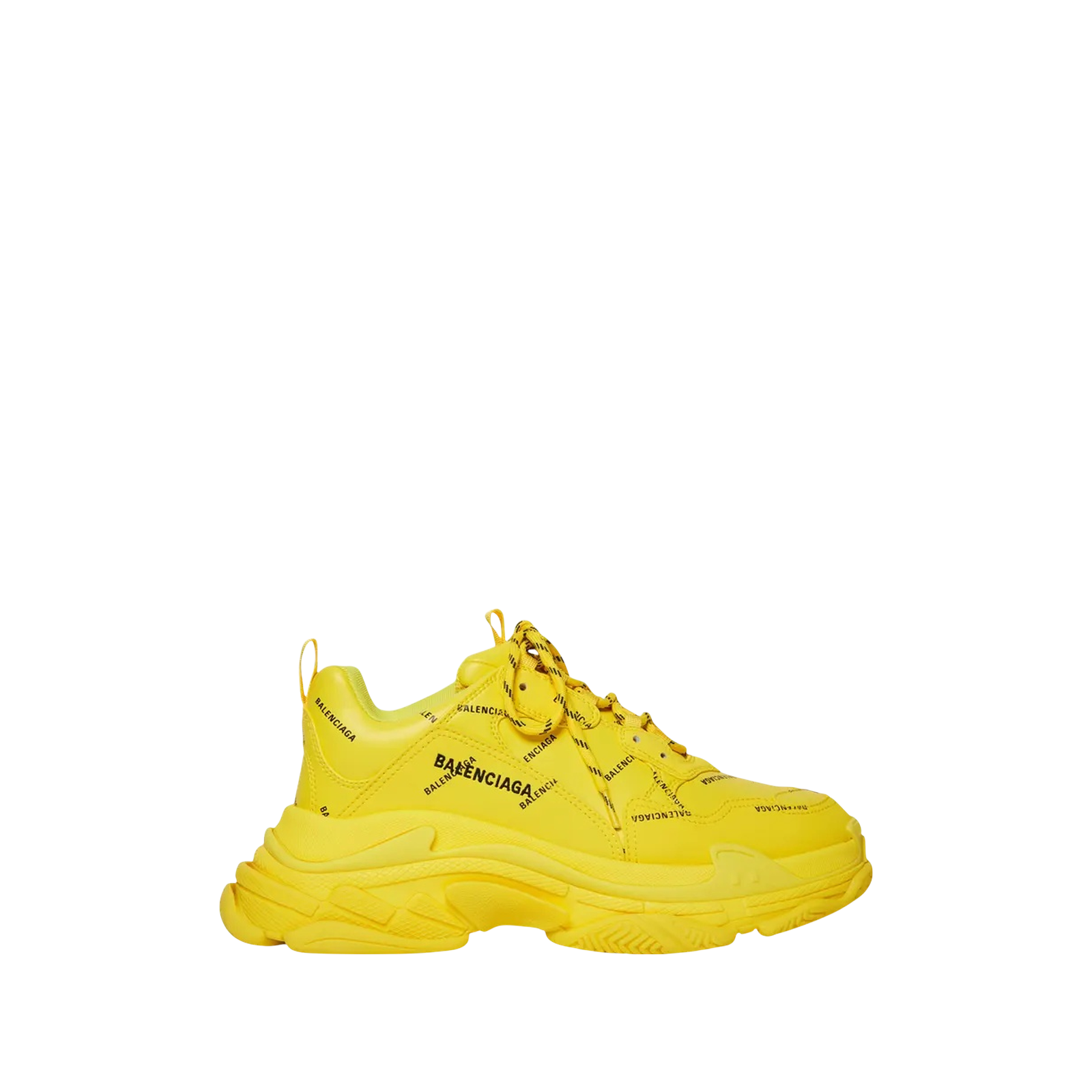 TRIPLE S « ALLOVER LOGO YELLOW »