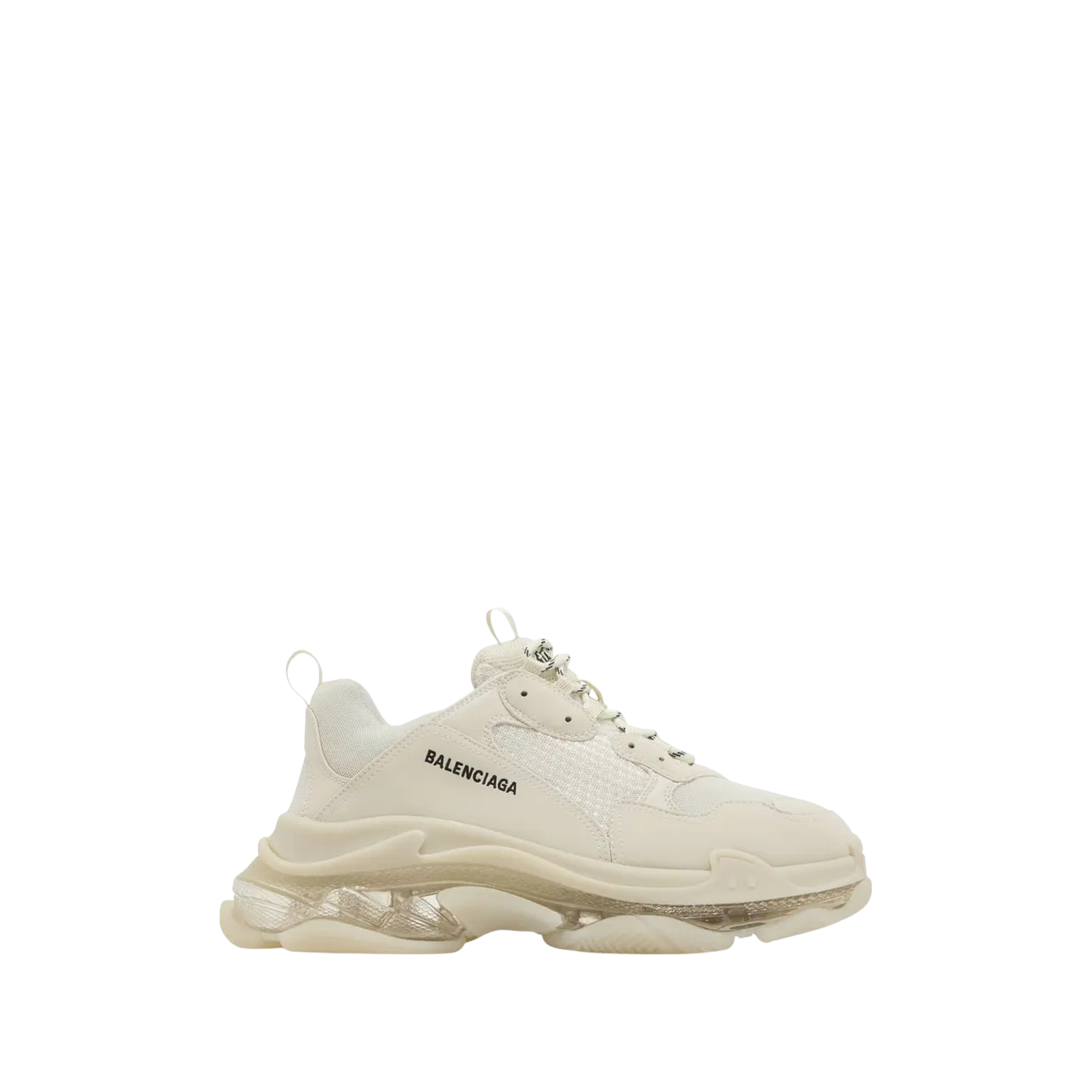 TRIPLE S « CLEAR SOLE BEIGE »