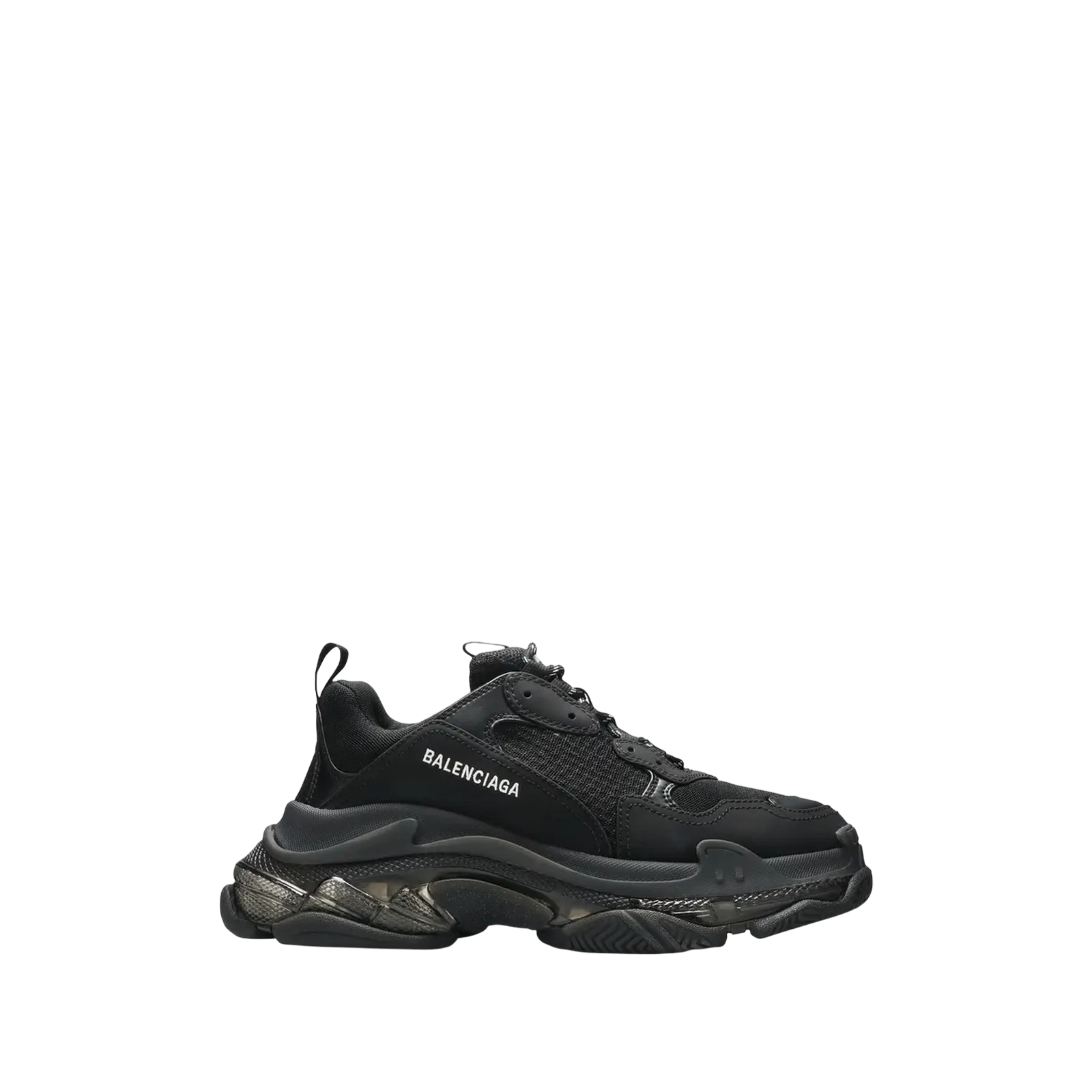 TRIPLE S « CLEAR SOLE BLACK »
