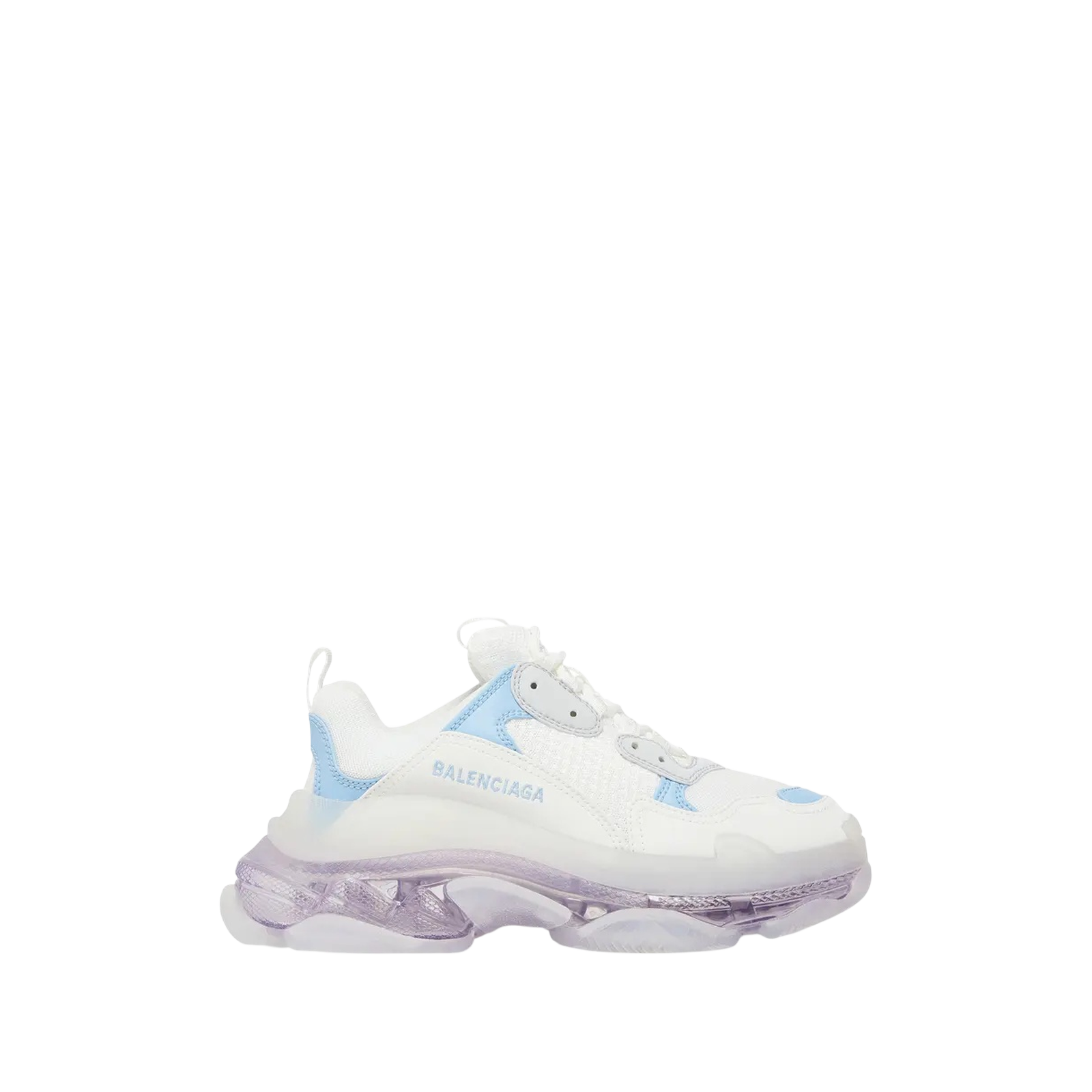 TRIPLE S « CLEAR SOLE LIGHT BLUE PURPLE »