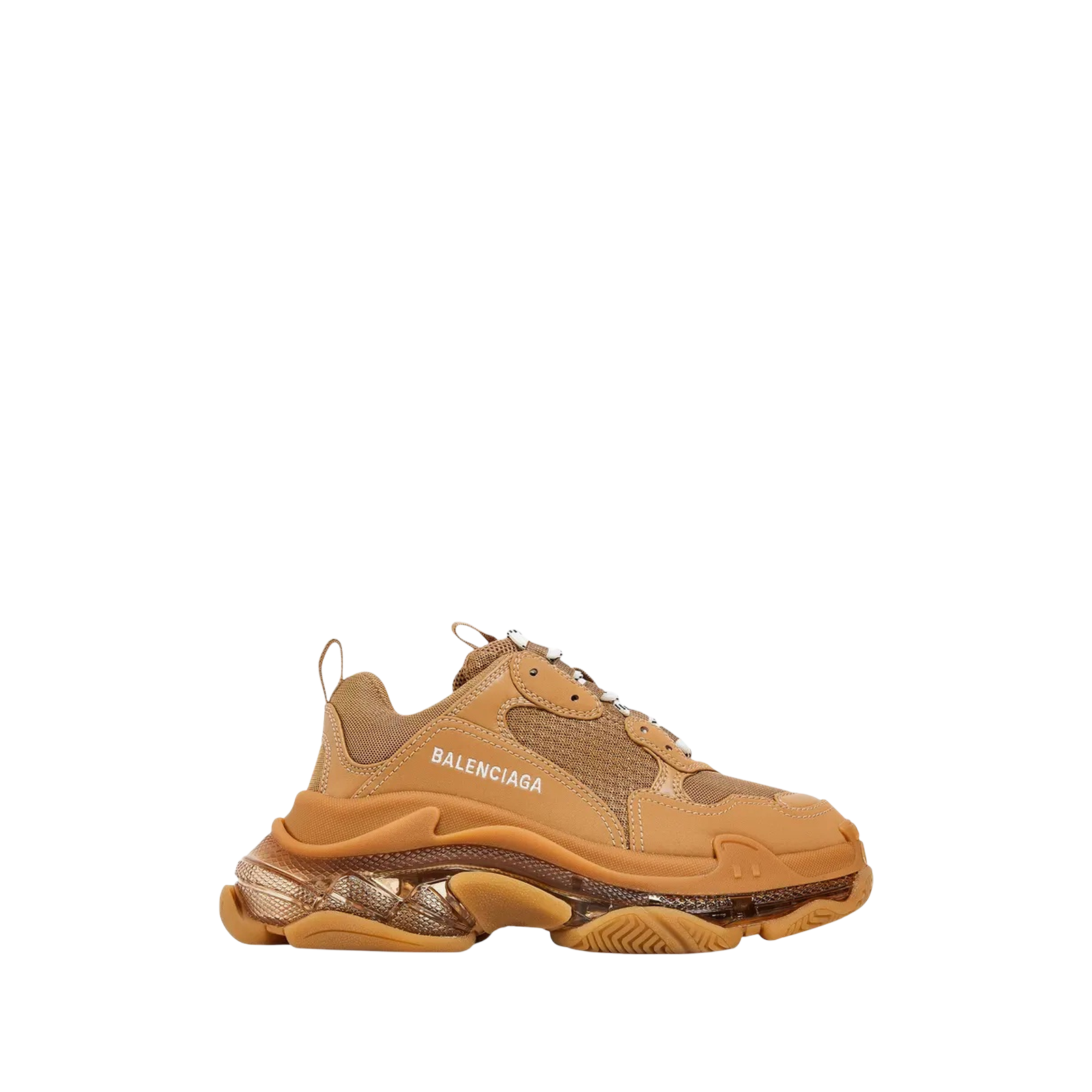TRIPLE S « CLEAR SOLE LIGHT CAMEL »