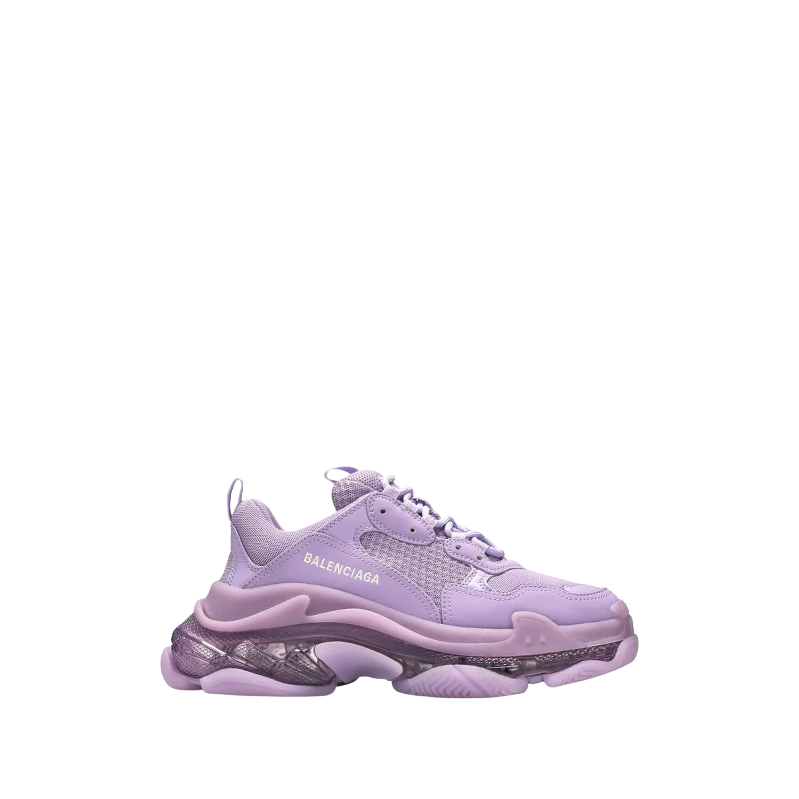 TRIPLE S « CLEAR SOLE LIGHT LILAC »