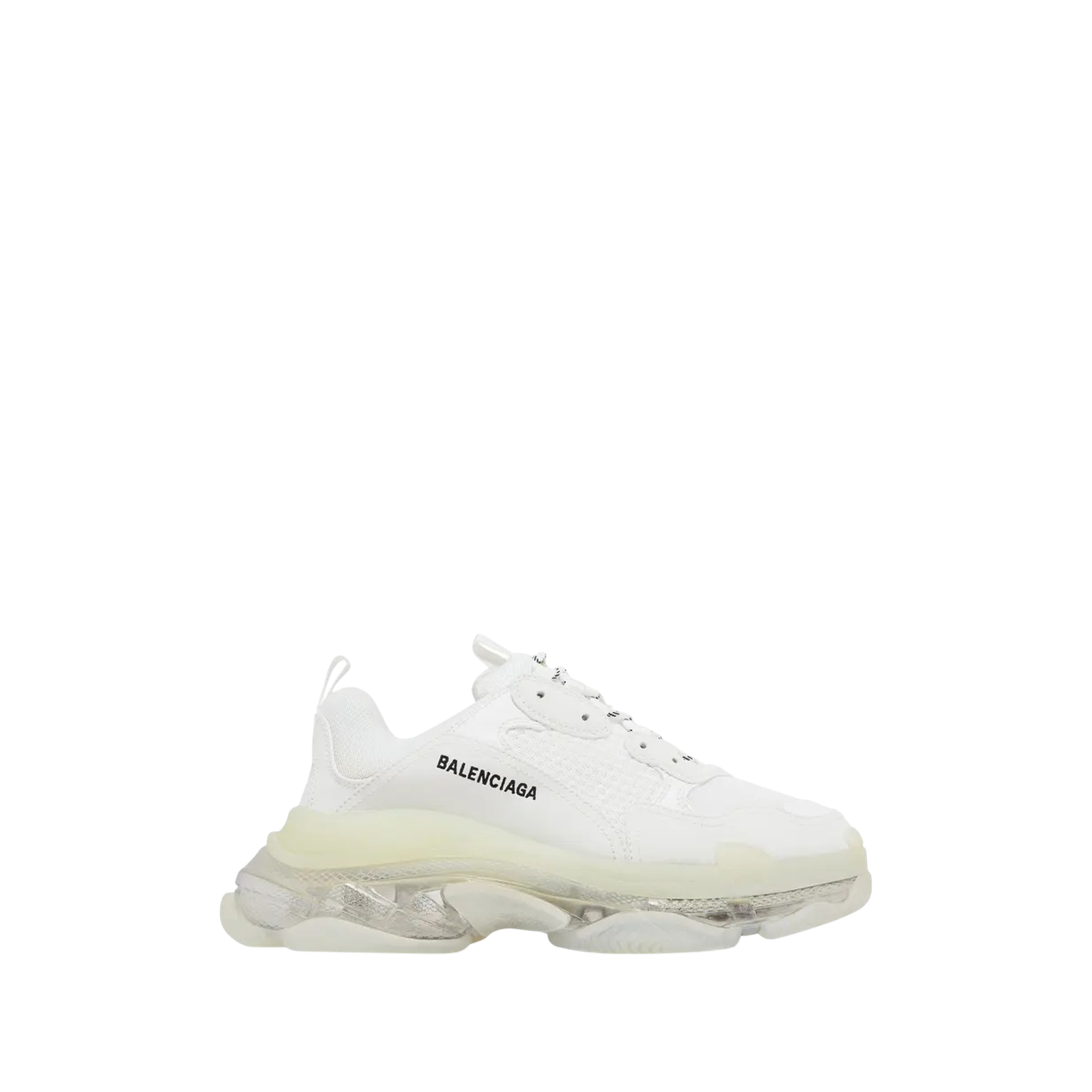 TRIPLE S « CLEAR SOLE WHITE »