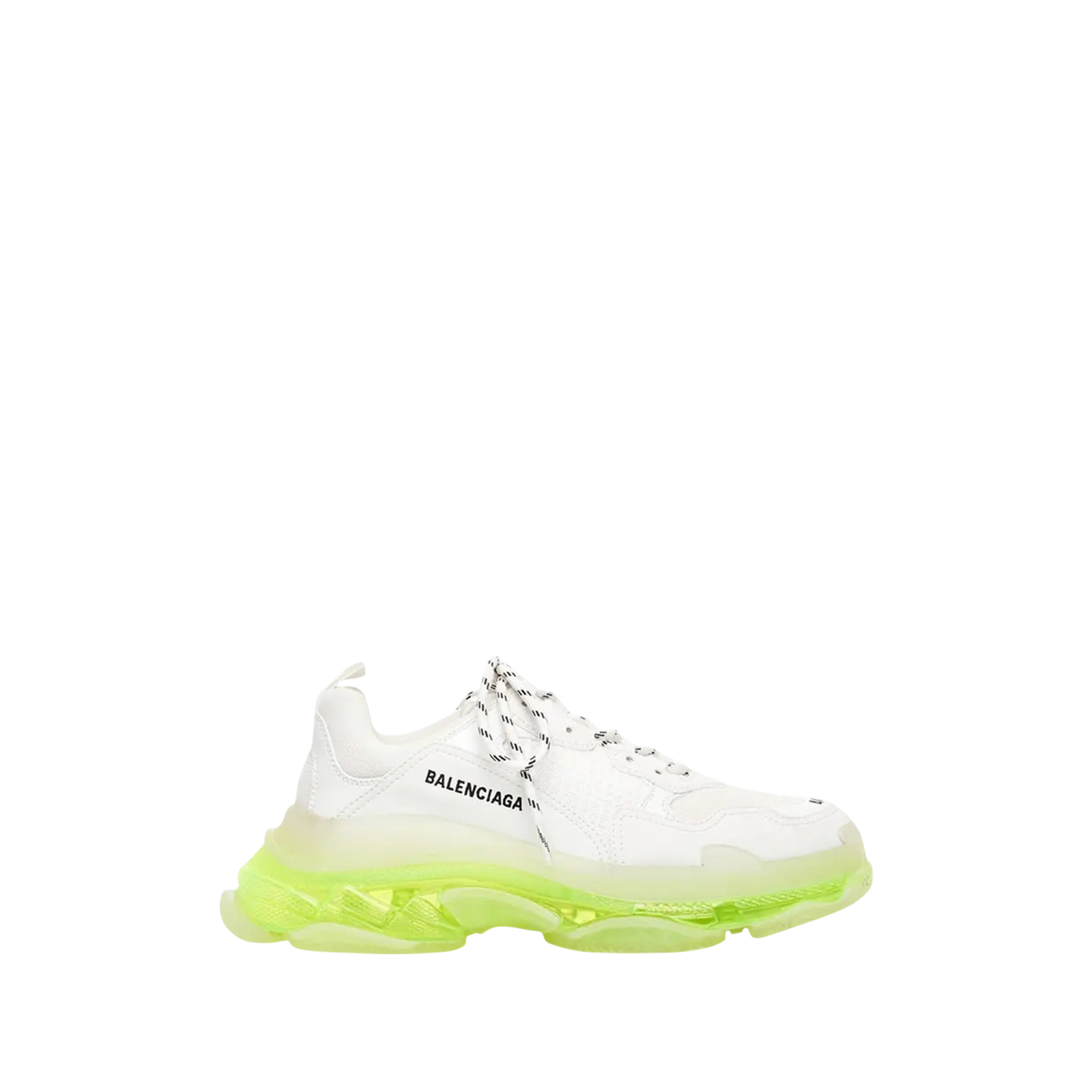 TRIPLE S « CLEAR SOLE WHITE FLUO YELLOW »