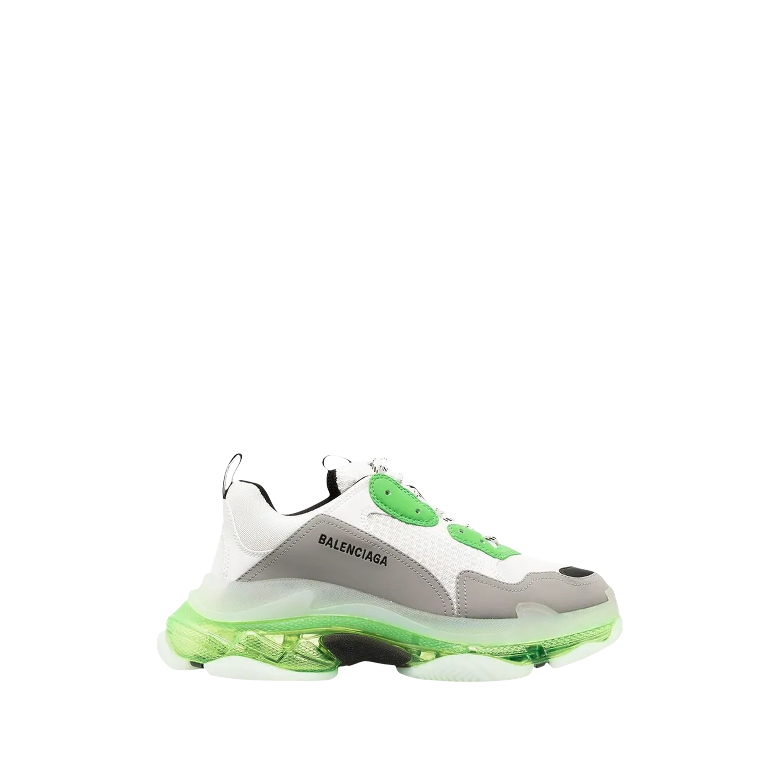 TRIPLE S « CLEAR SOLE WHITE GREEN »