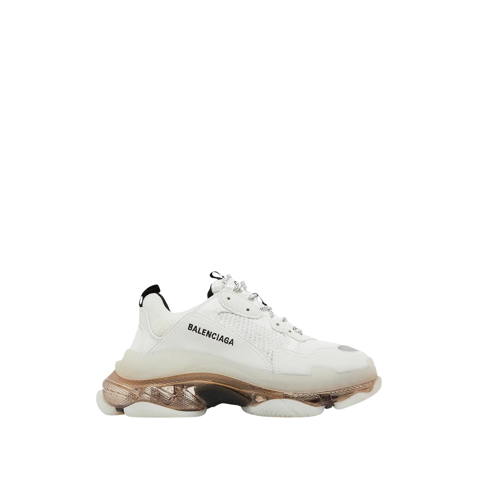 TRIPLE S « CLEAR SOLE WHITE GREY »