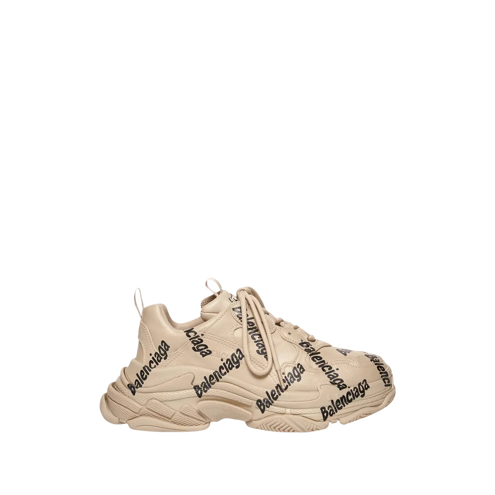 TRIPLE S « LOGOTYPE BEIGE »