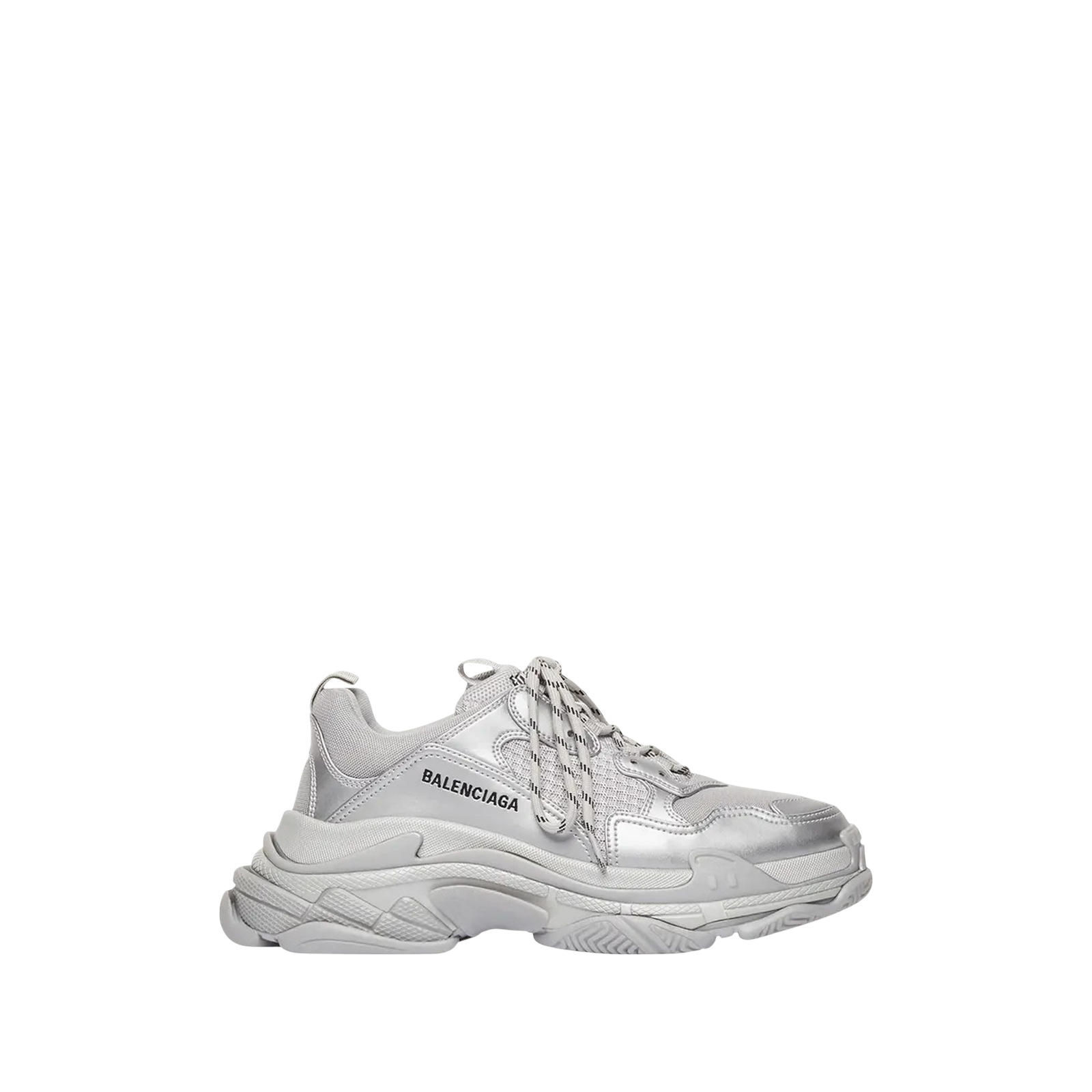 TRIPLE S « SILVER METALLIC »