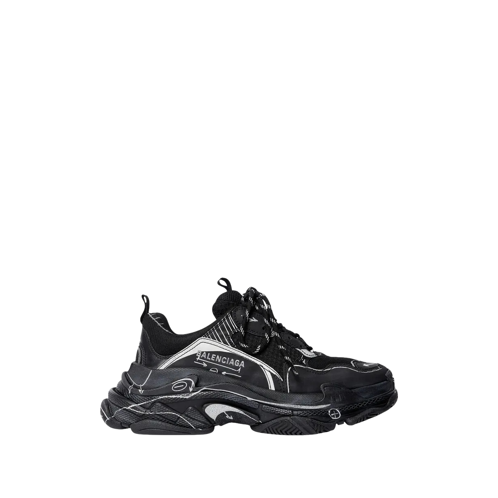 TRIPLE S « SKETCH BLACK »