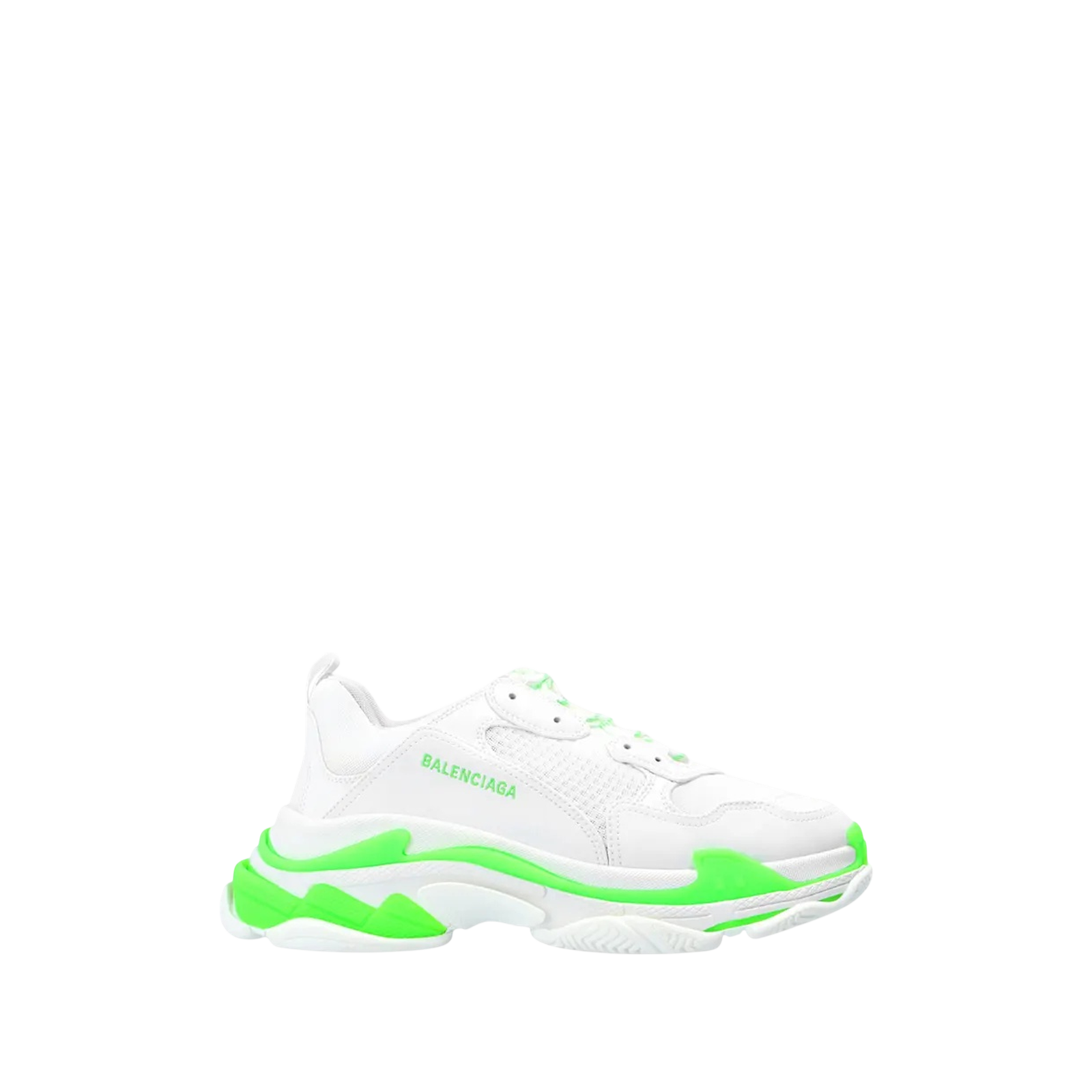 TRIPLE S « WHITE FLUO GREEN »