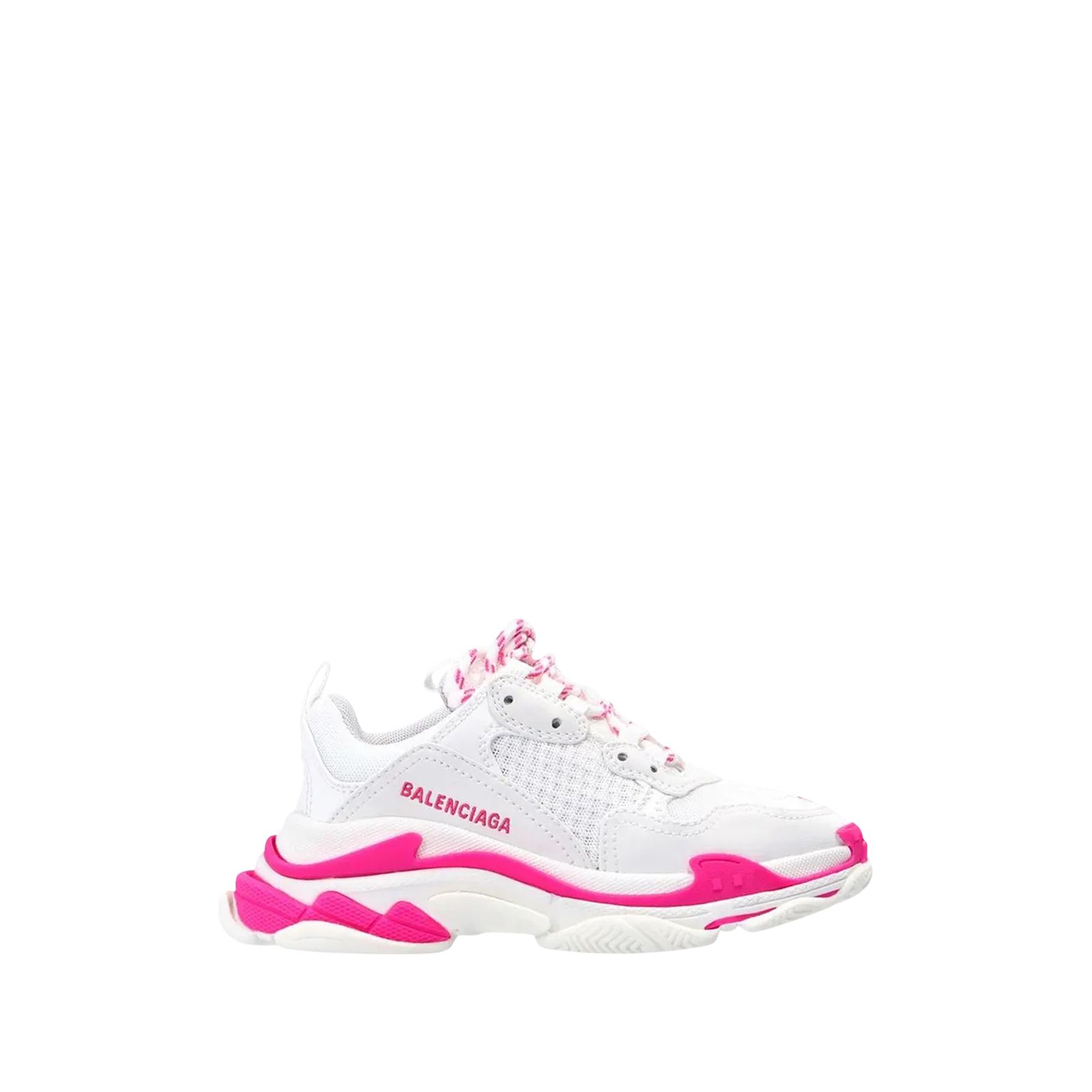 TRIPLE S « WHITE FLUO PINK »