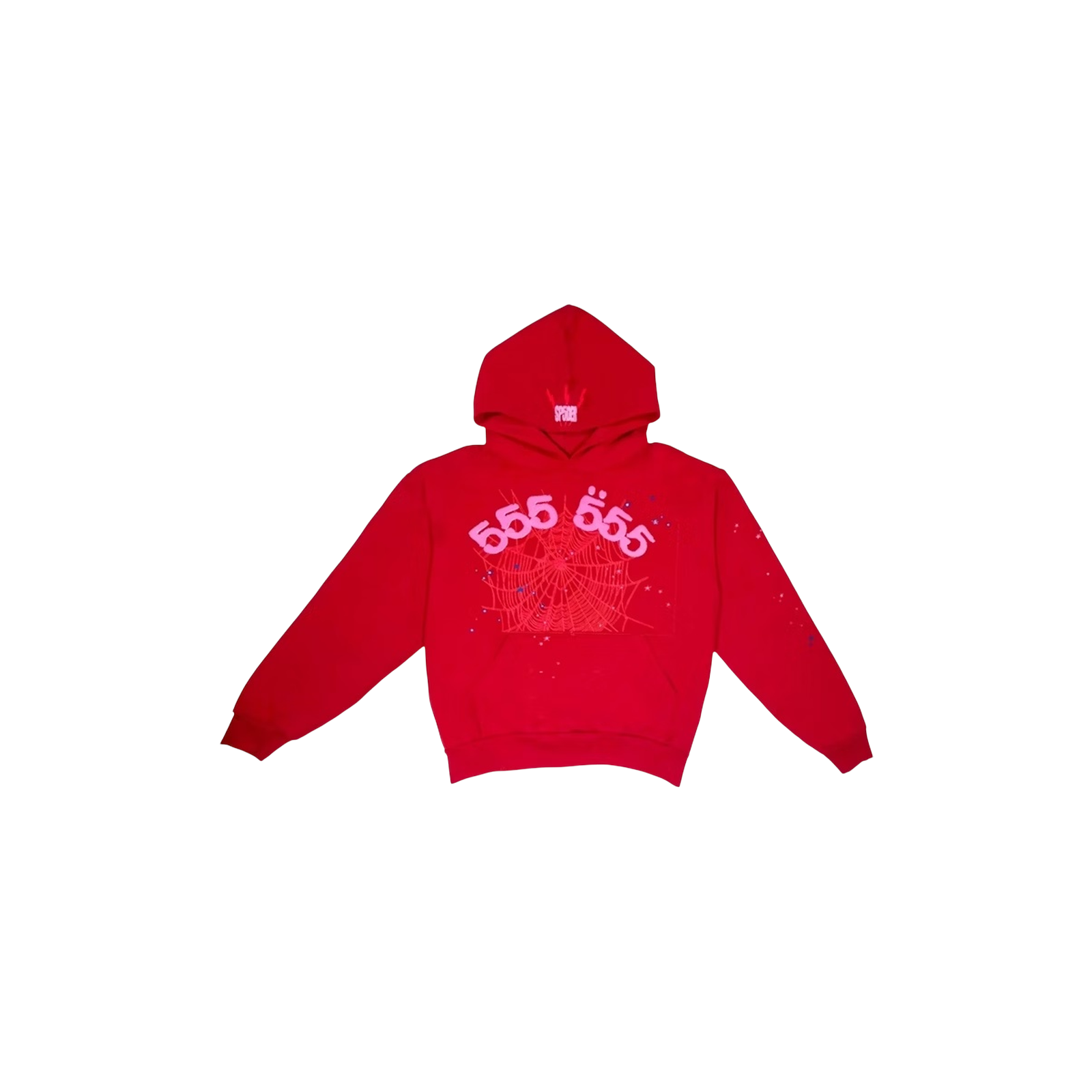 WORLDWIDE RED ANGEL NUMBER 555 HOODIE « RED »