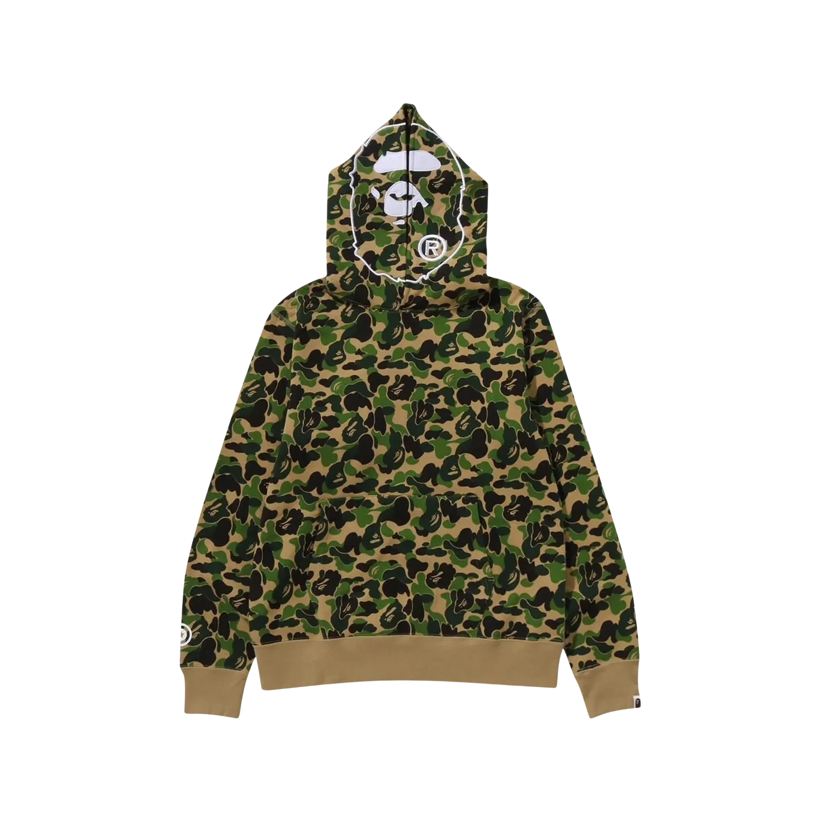 ABC CAMO 2ND APE PULLOVER HOODIE « GREEN »