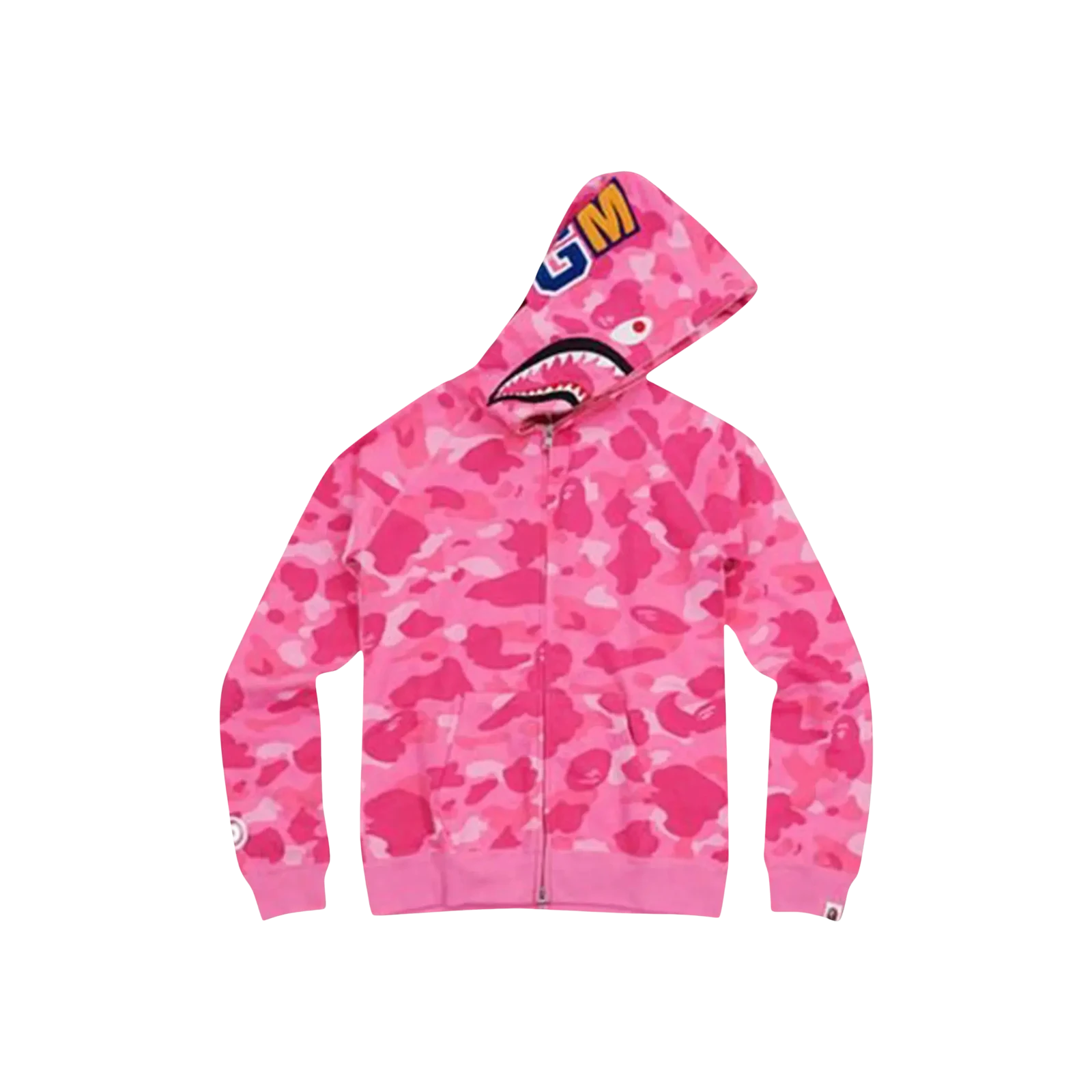 ABC CAMO SHARK FULL ZIP HOODIE « PINK »