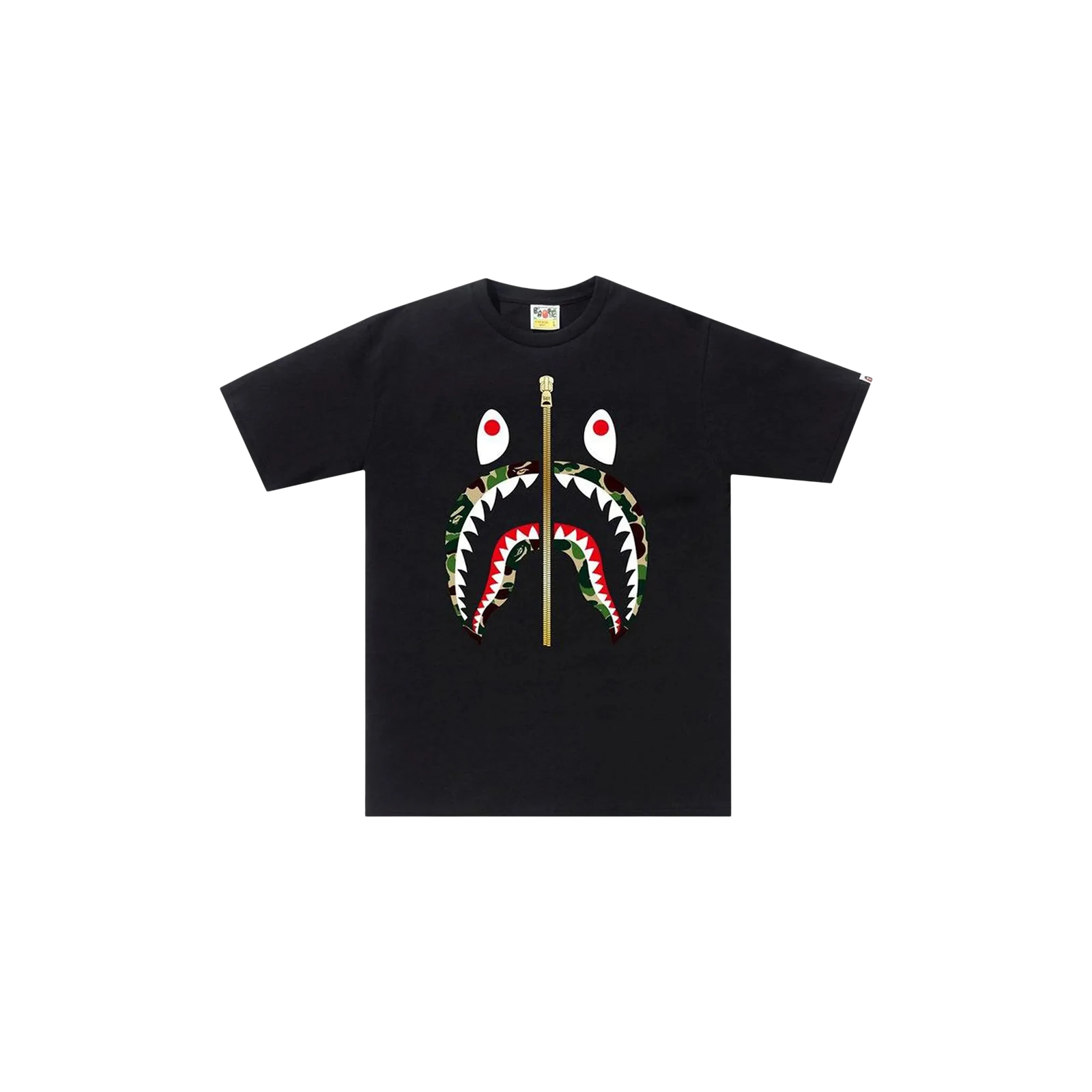 ABC GOLD ZIP SHARK T-SHIRT « BLACK »