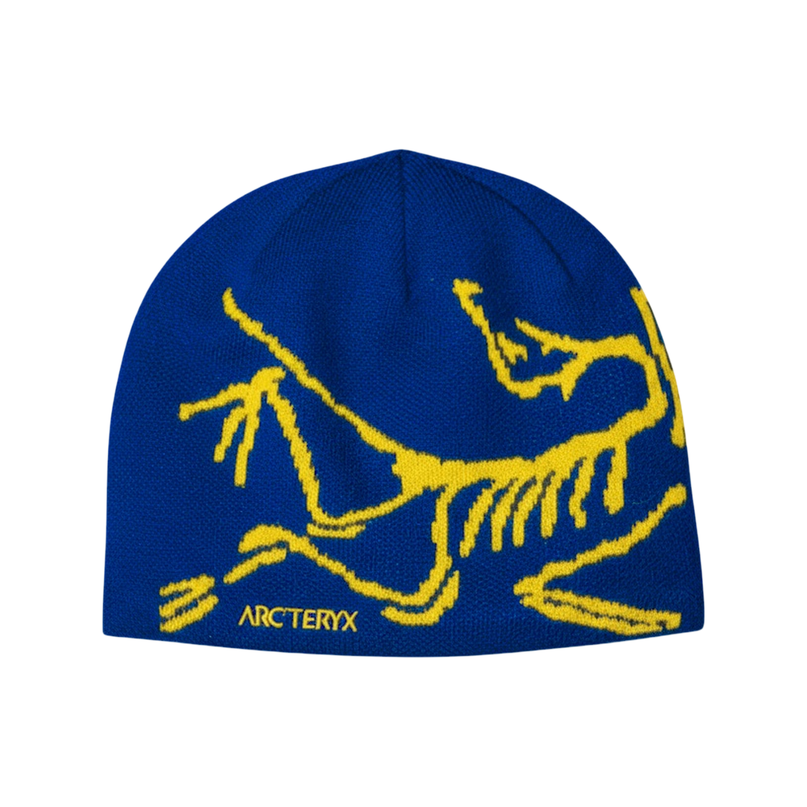 BIRD HEAD TOQUE BEANIE « BLUE YELLOW »