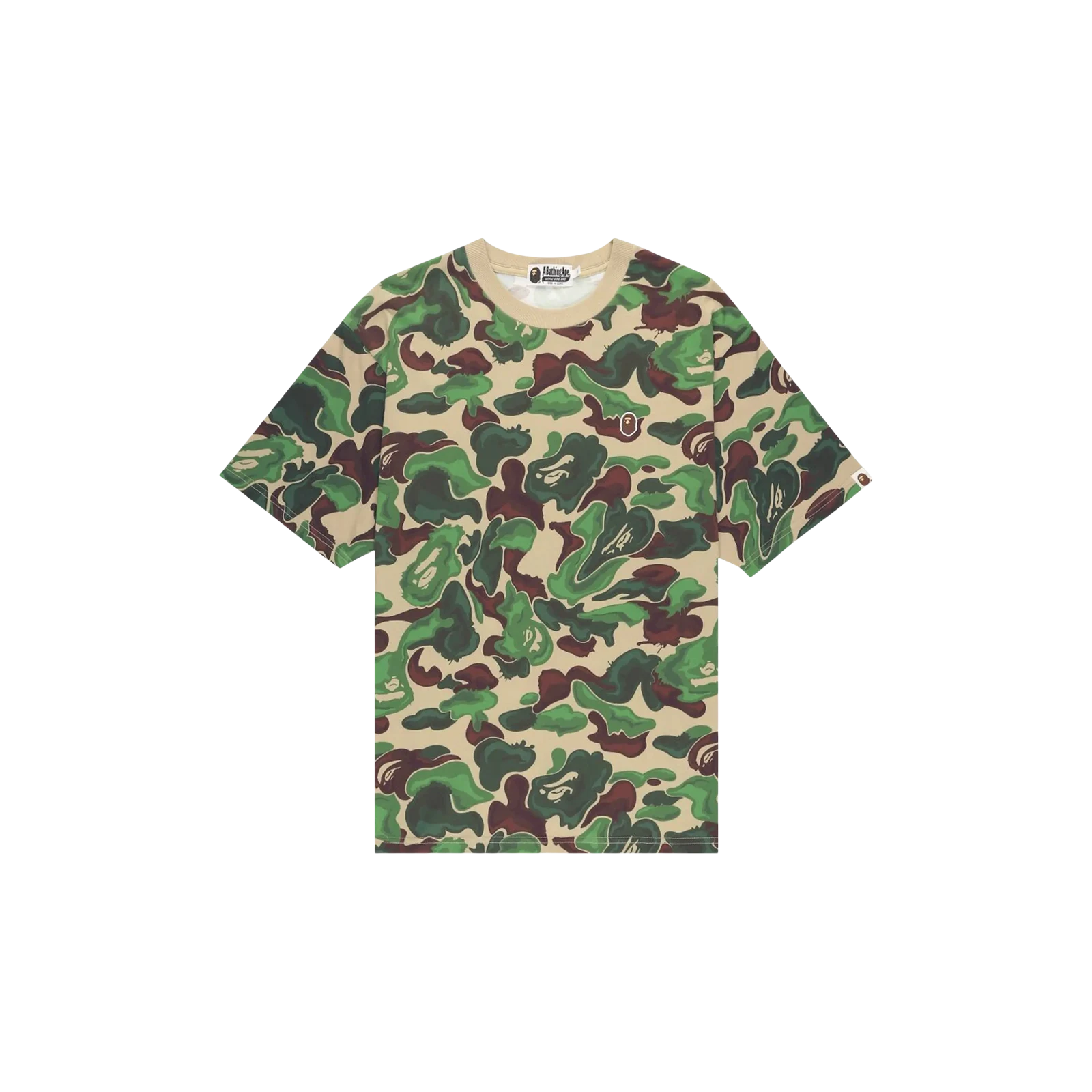 ART CAMO APE HEAD T-SHIRT « GREEN »