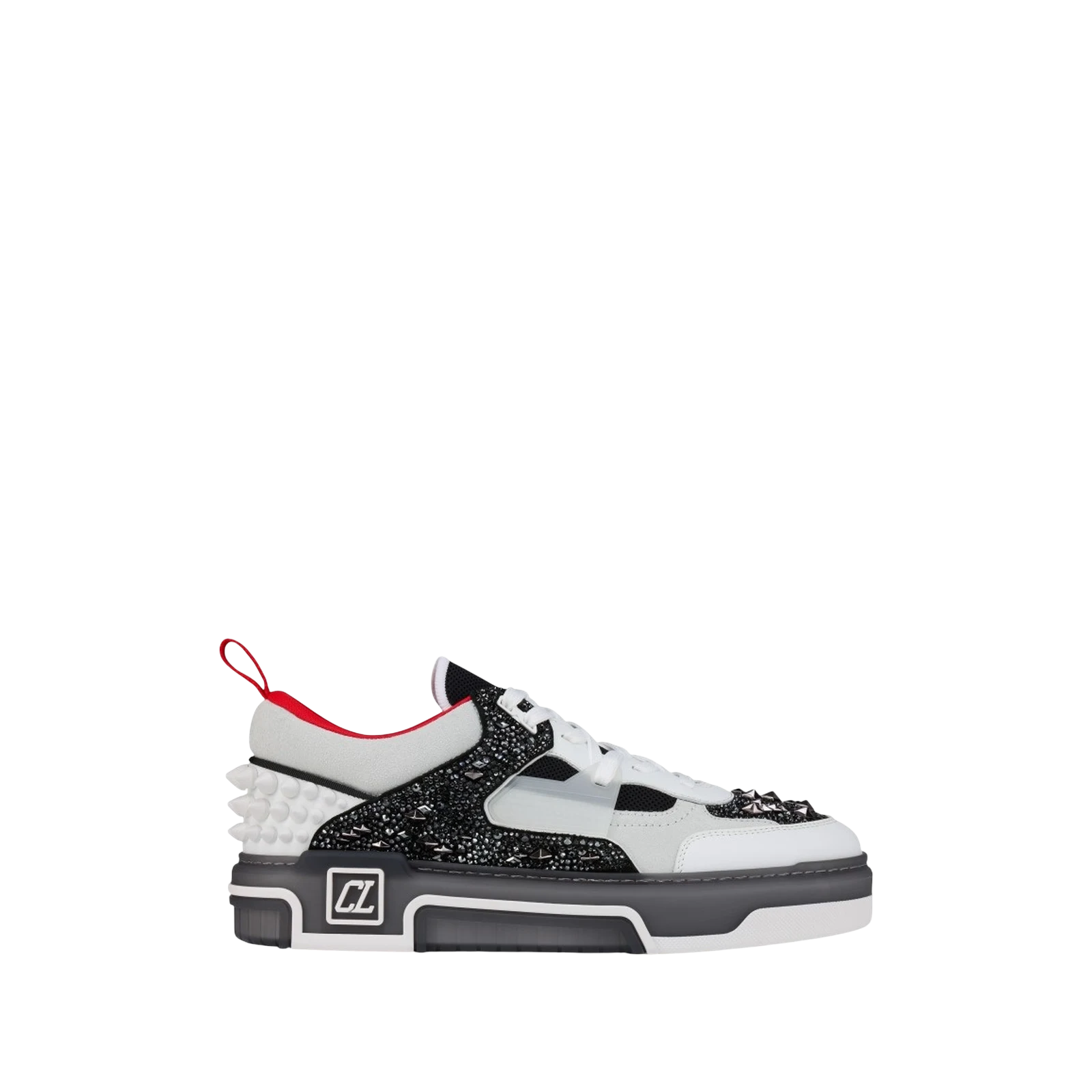 ASTROLOUBI STRASS ETERNITY « BLACK GREY »