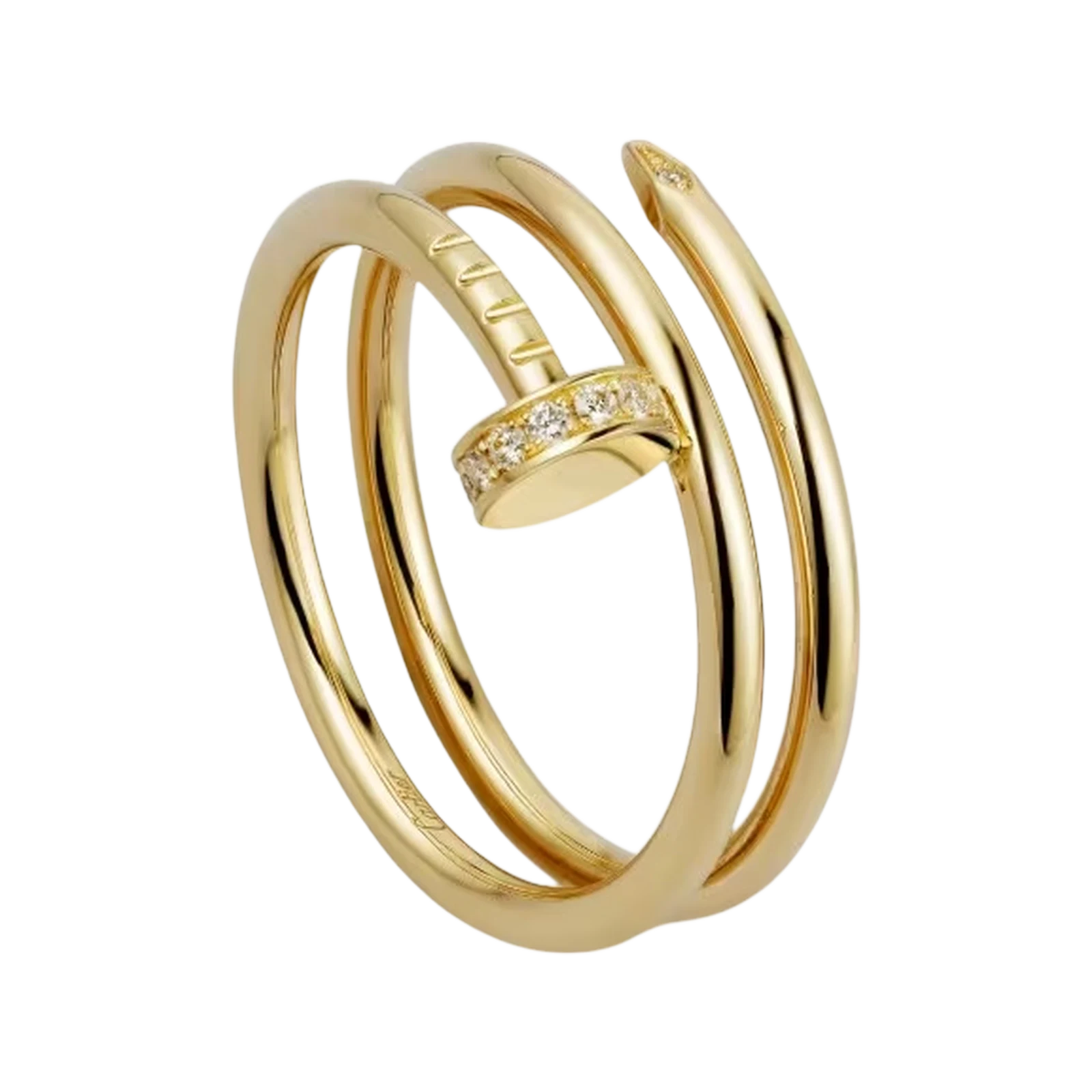 BAGUE JUSTE UN CLOU DOUBLE DIAMANTS