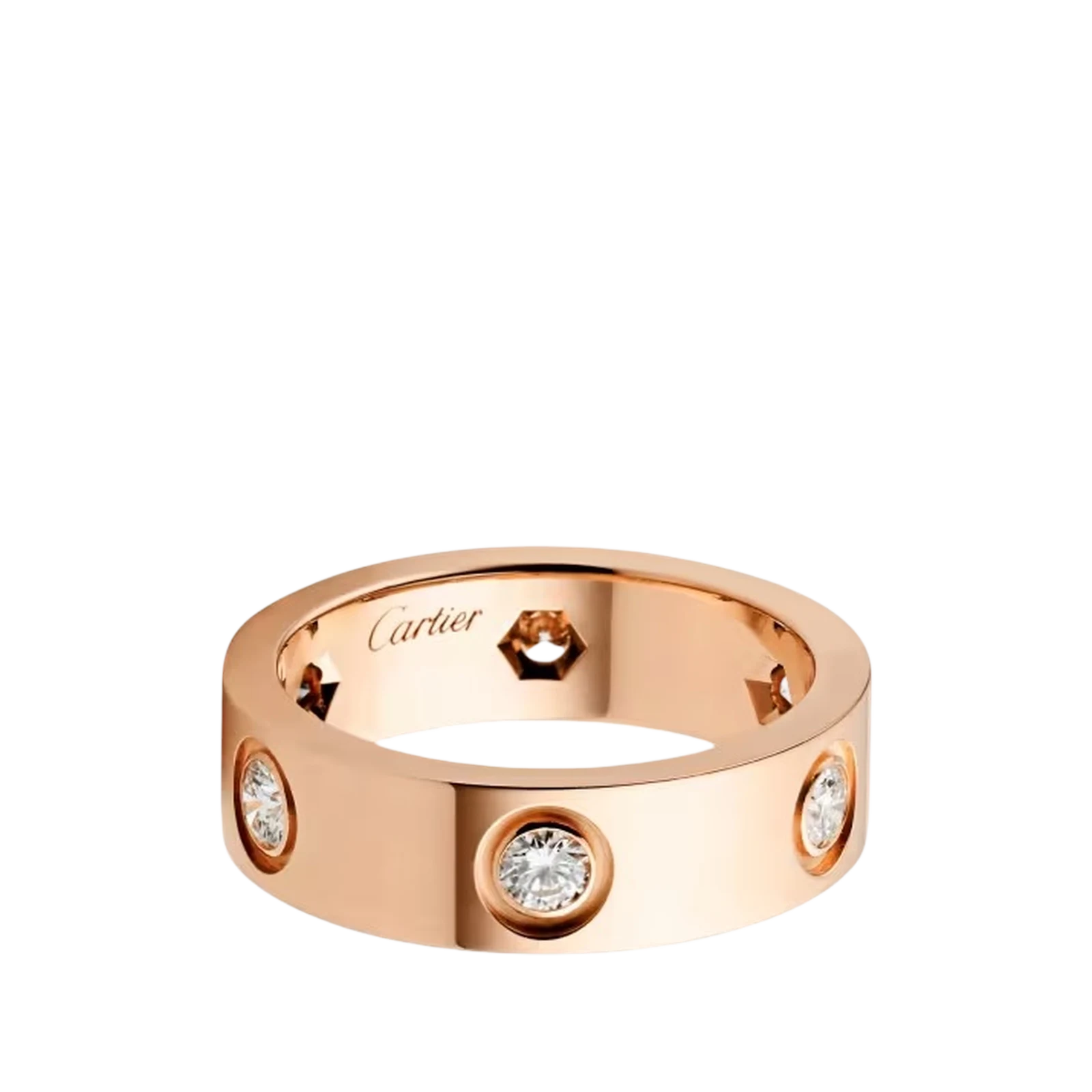 BAGUE LOVE CLASSIQUE 6 DIAMANTS