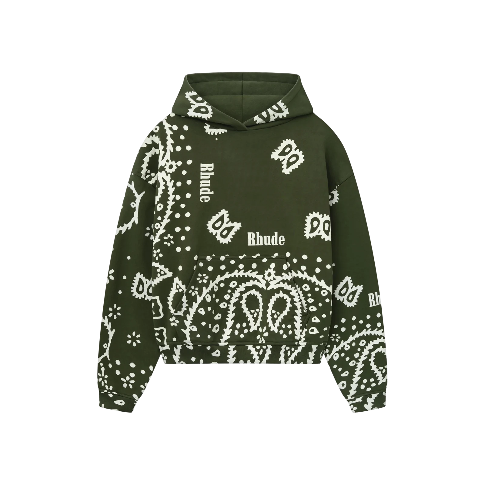 BANDANA PRINT HOODIE