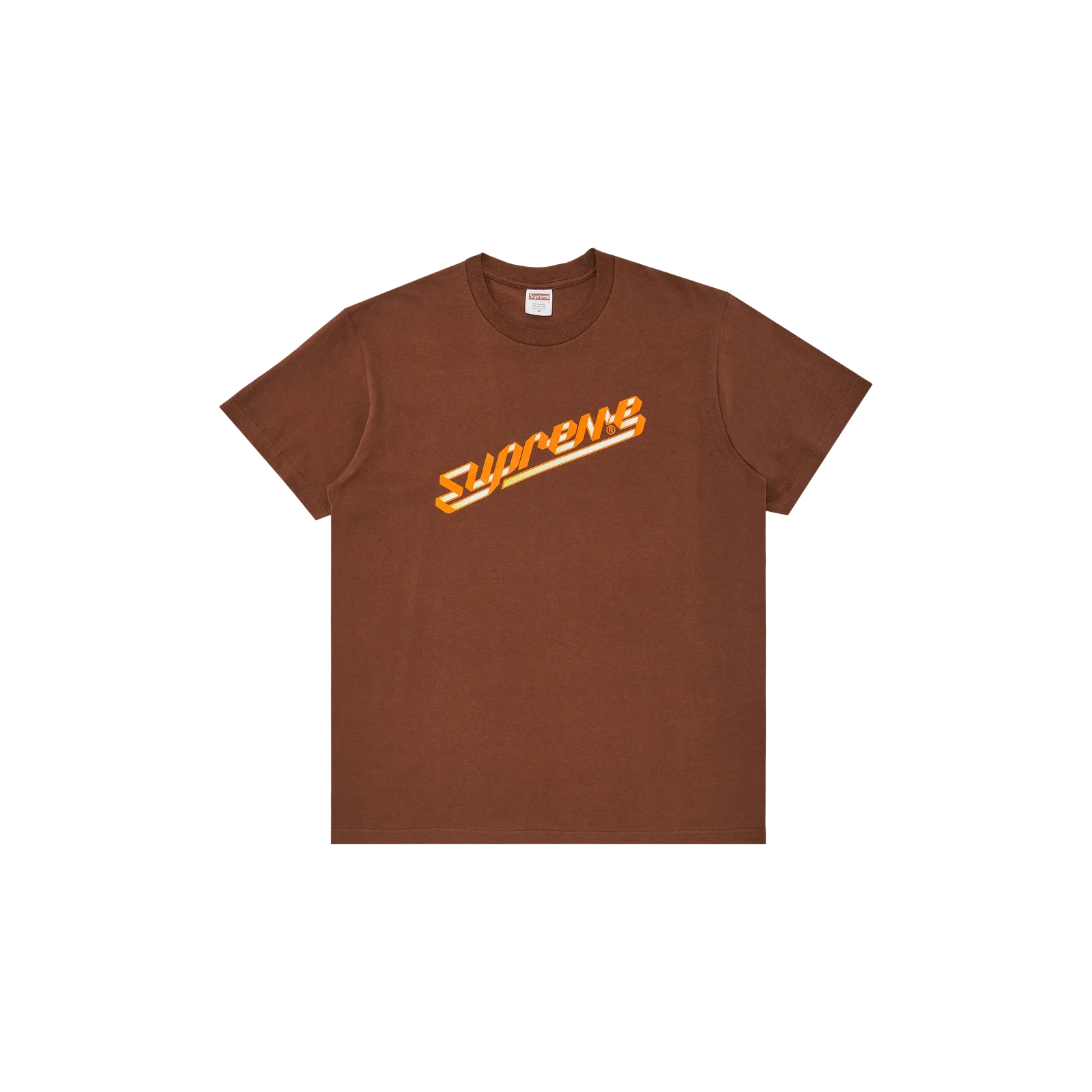 BANNER TEE « BROWN »