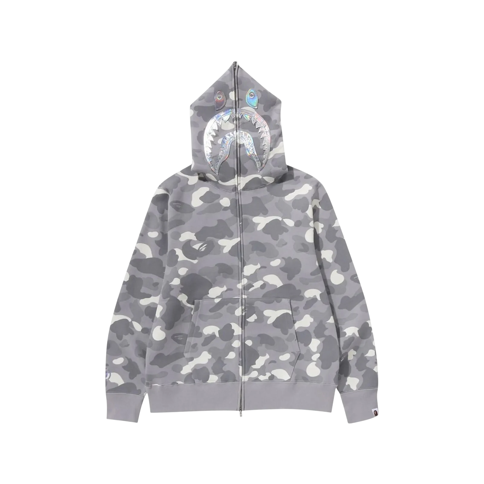 CITY CAMO SHARK FULL ZIP HOODIE « GREY »