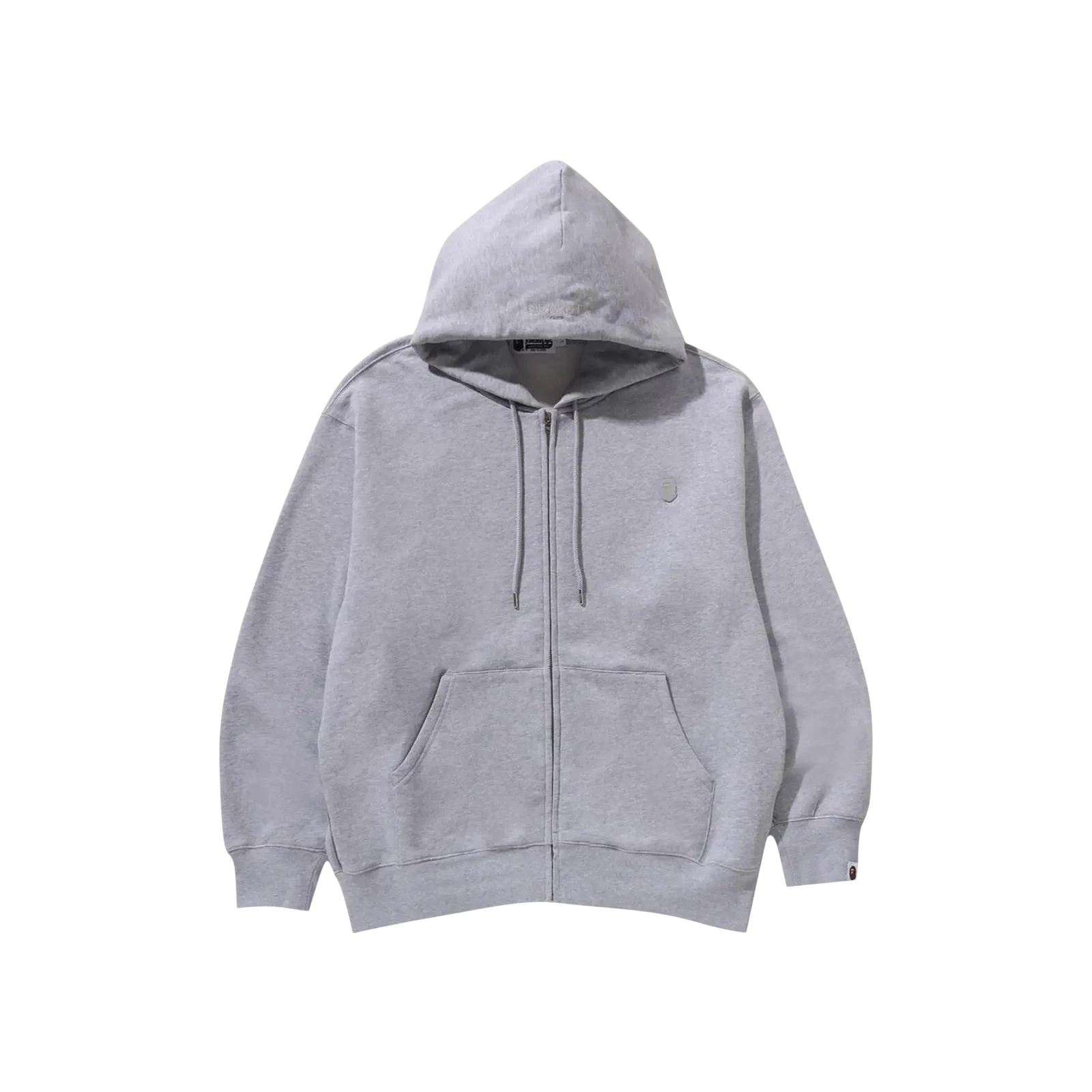 ONE POINT RELAXED FIT FULL ZIP HOODIE « GREY »