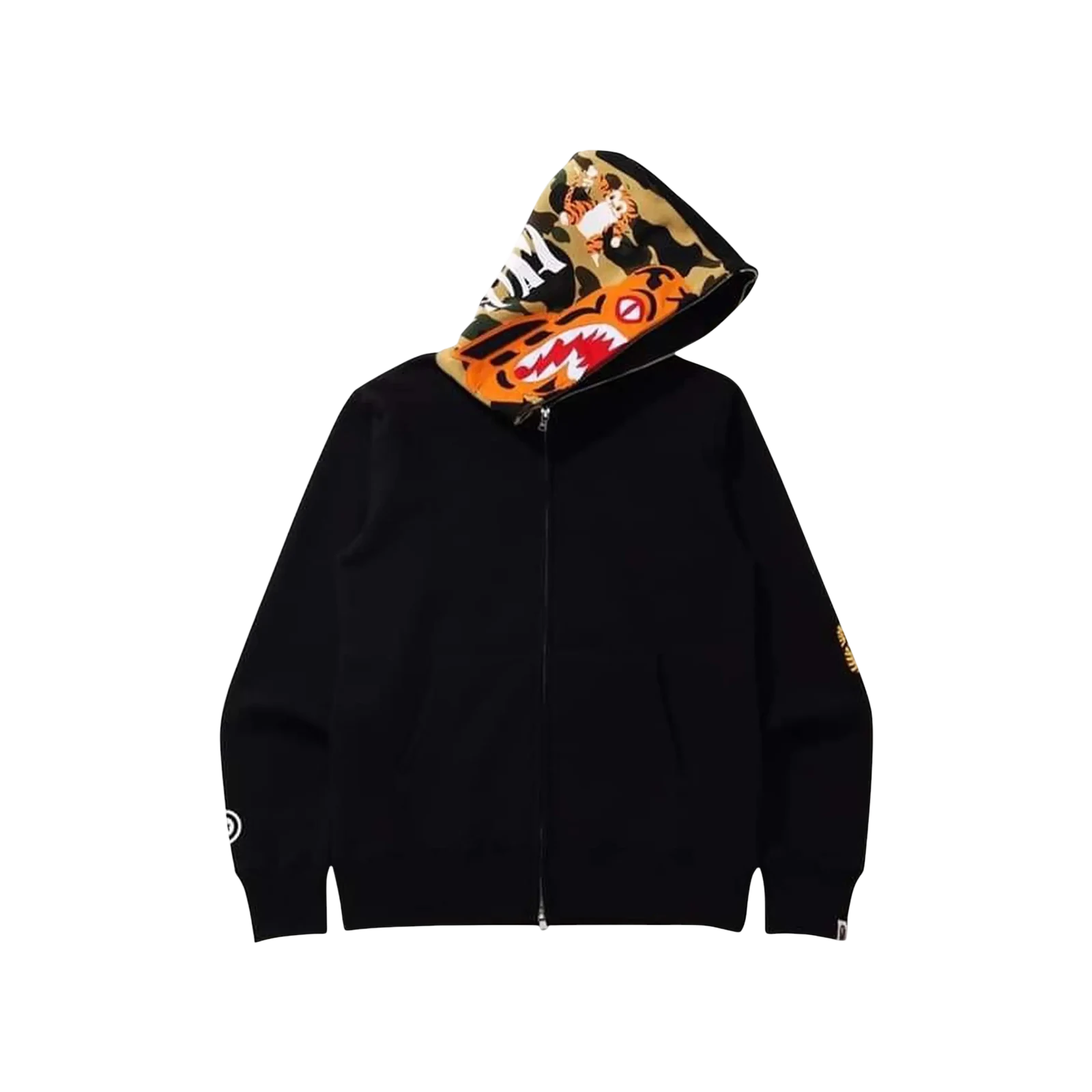 TIGER FULL ZIP HOODIE « BLACK »