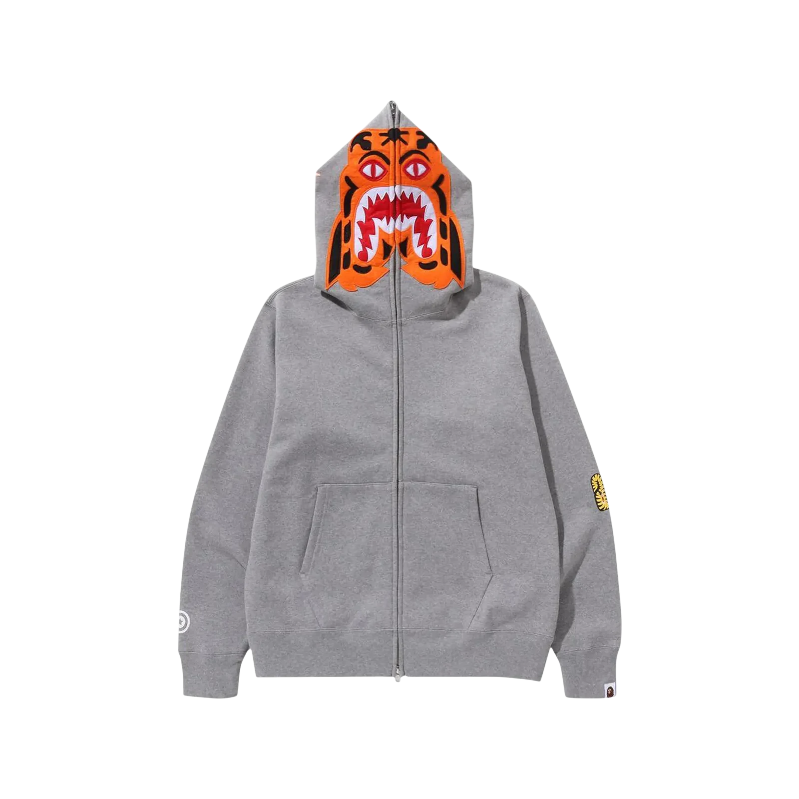 TIGER FULL ZIP HOODIE « GREY »