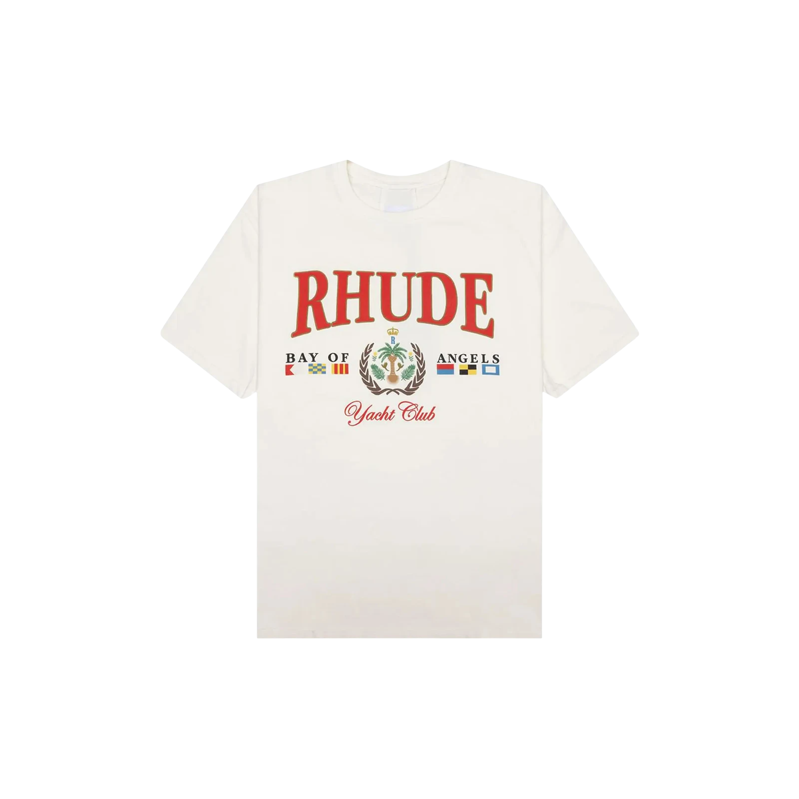 BAY OF ANGELS YACHT TEE « VINTAGE WHITE »