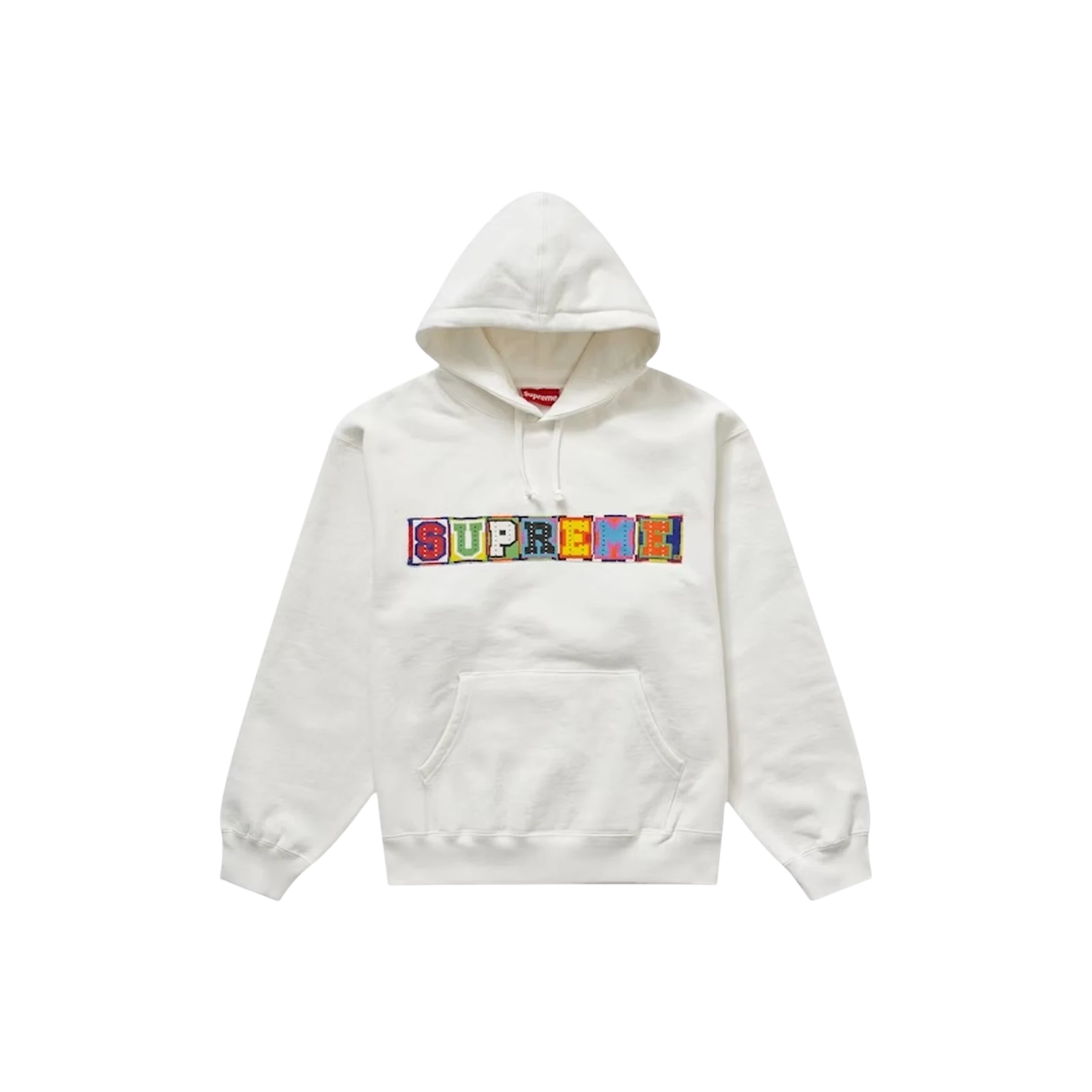BEADED HOODED « WHITE »