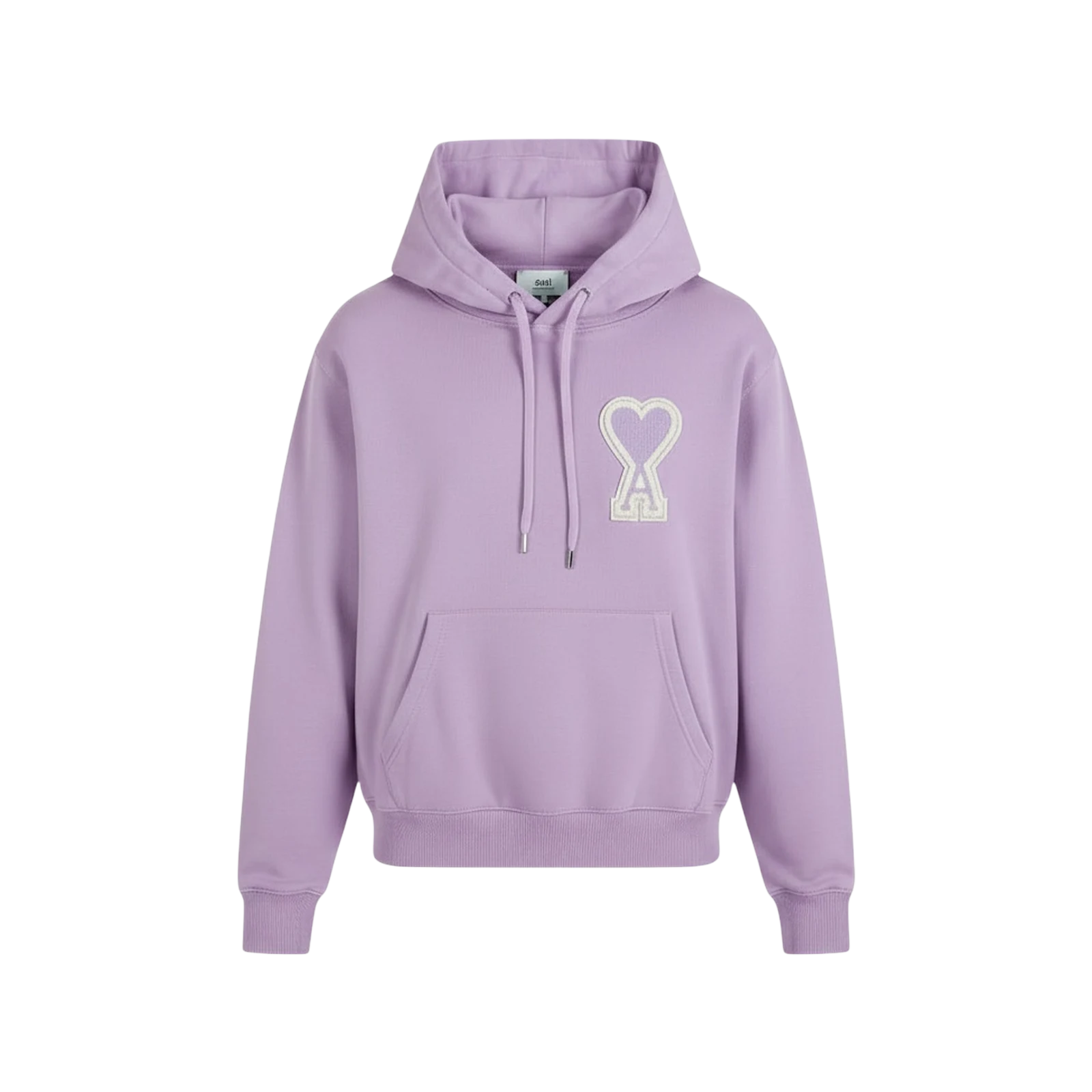 BIG LOGO HOODED « LILAS »