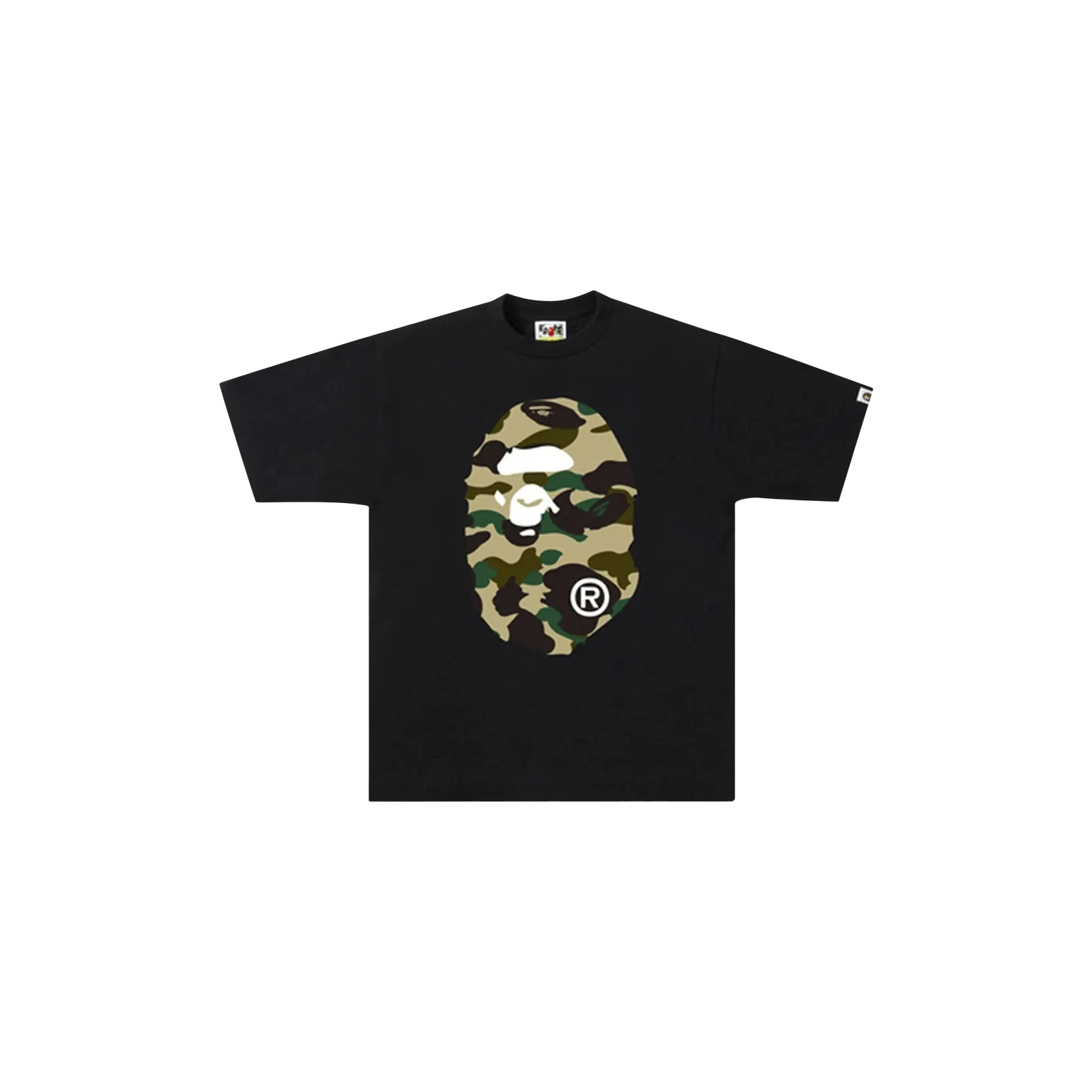 1ST CAMO BIG APE HEAD T-SHIRT « YELLOW / BLACK »