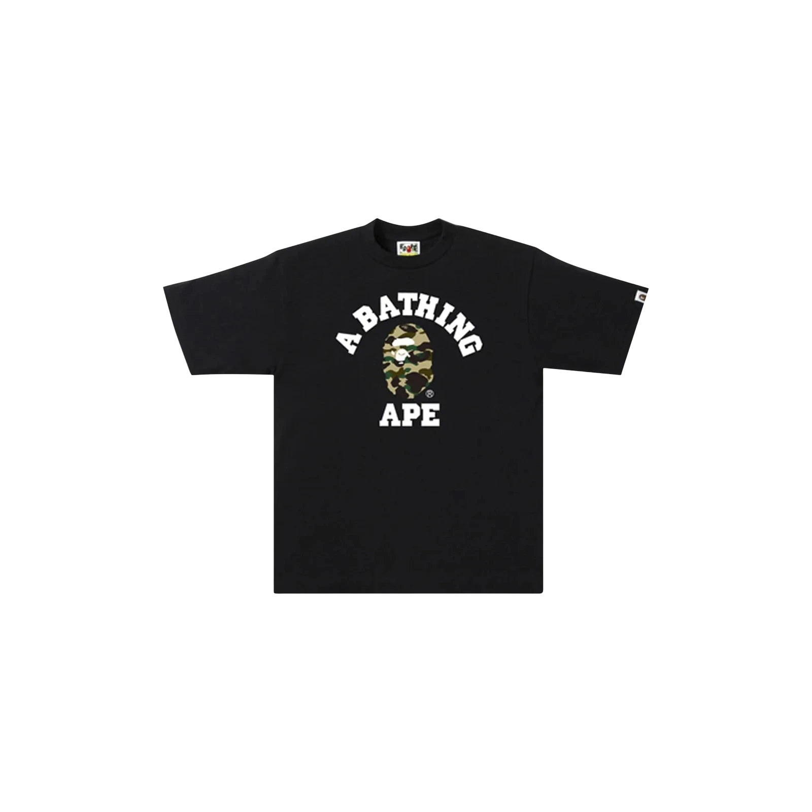 1ST CAMO COLLEGE T-SHIRT « YELLOW CAMO / BLACK »