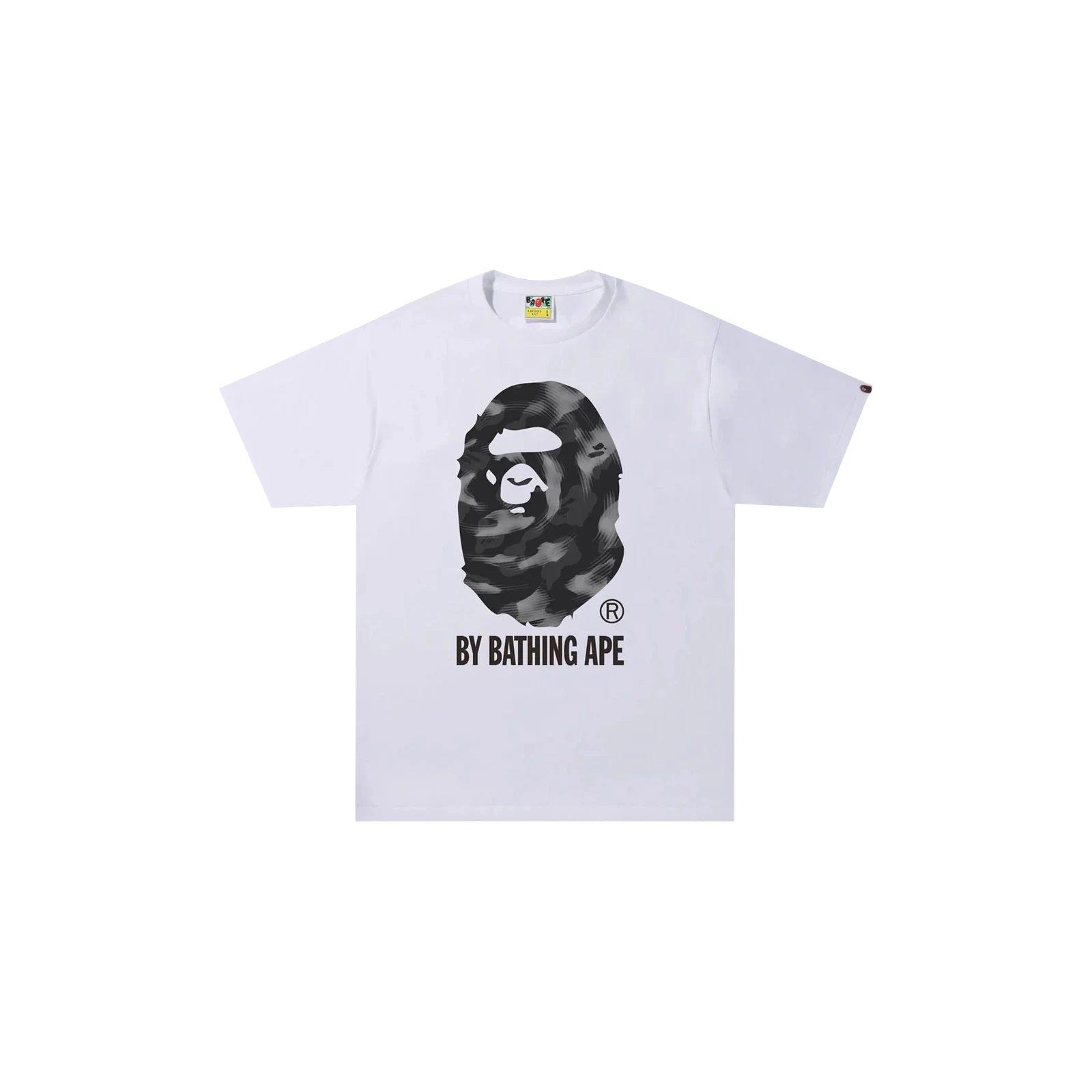 STROKE CAMO BY BATHING APE T-SHIRT « WHITE/BLACK »